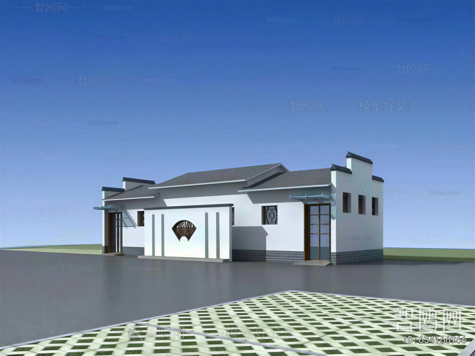 New Chinese Style Public Building