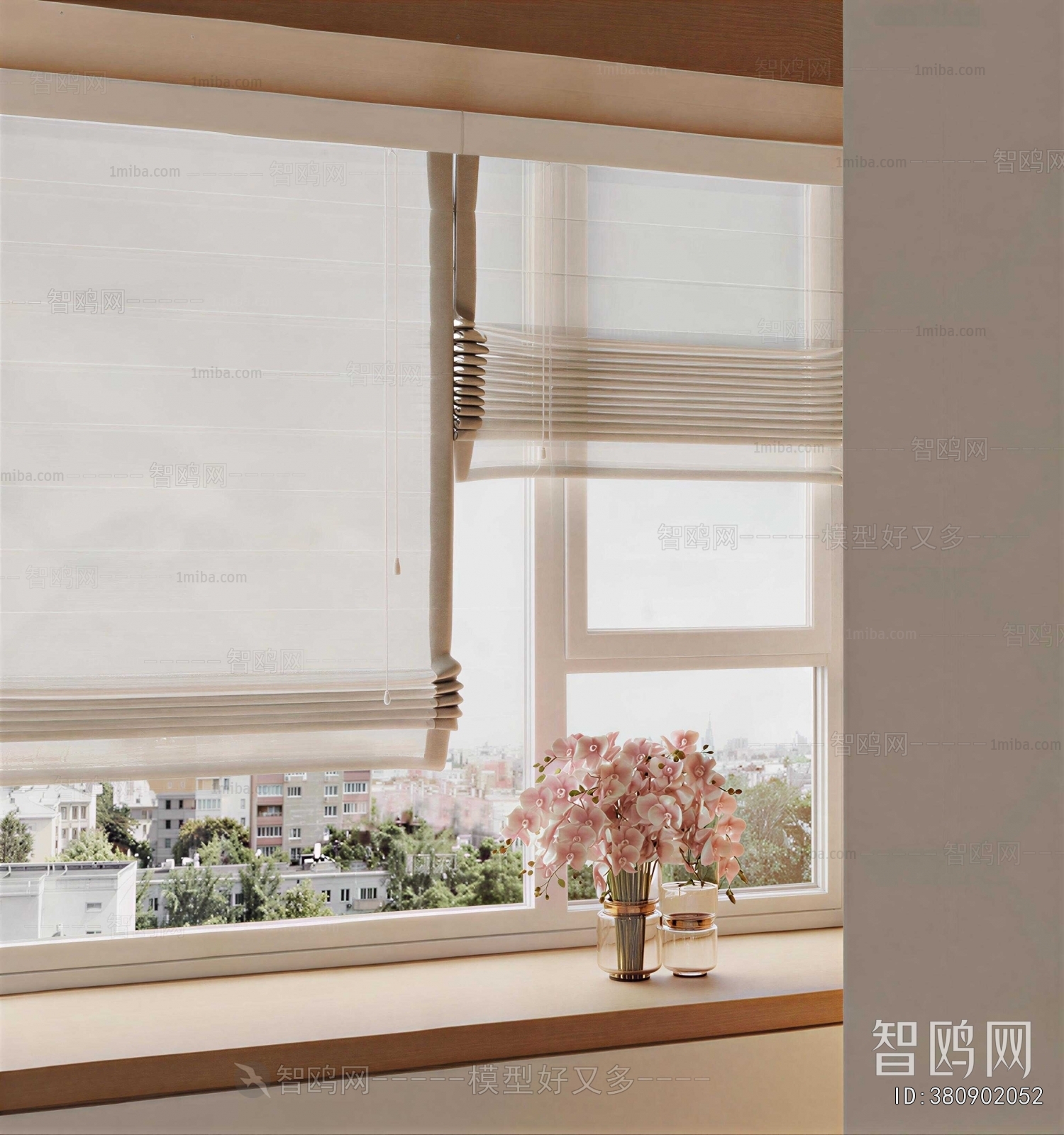 Modern Roman Curtain