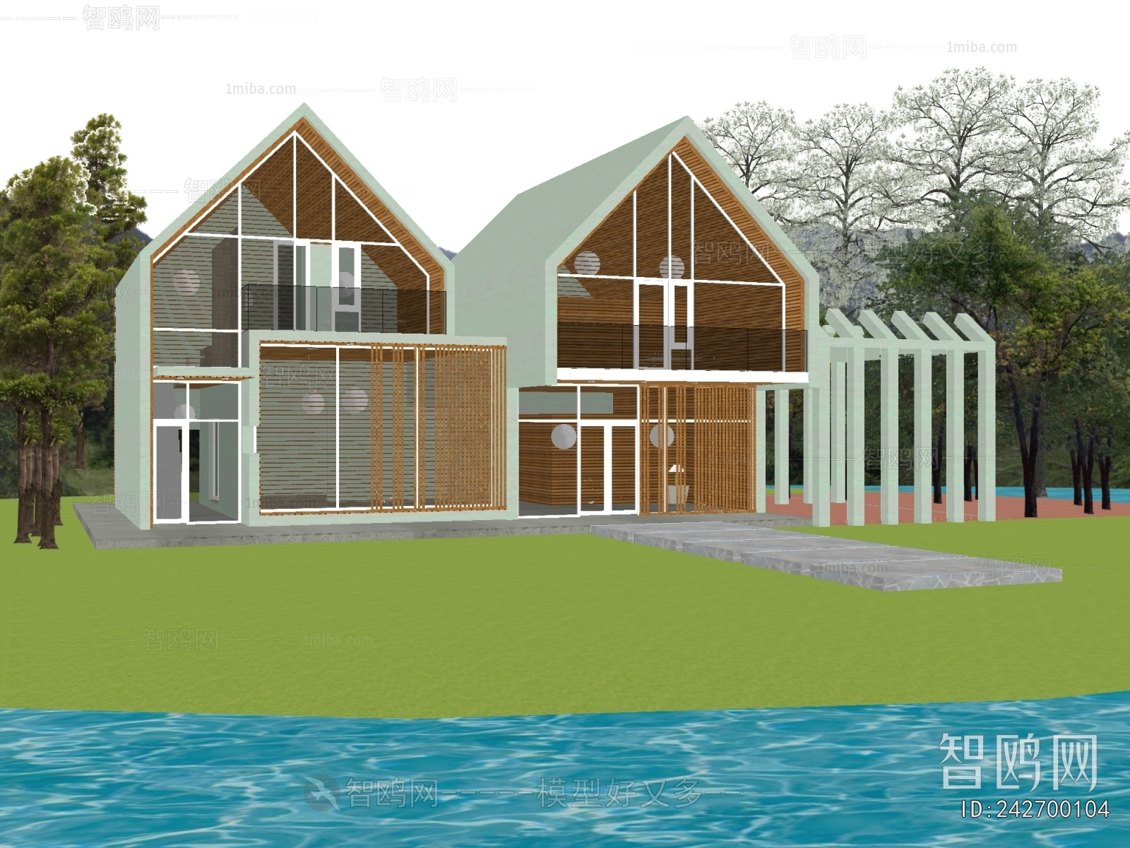 Modern Appearance Of Commercial Building