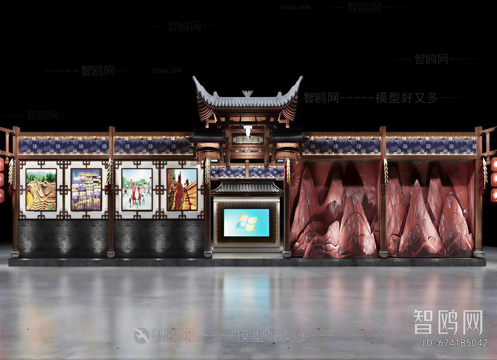 Chinese Style Exhibition Hall