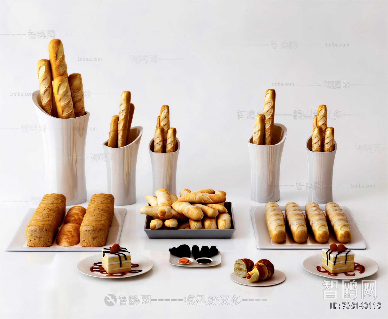 Modern Bread Cake