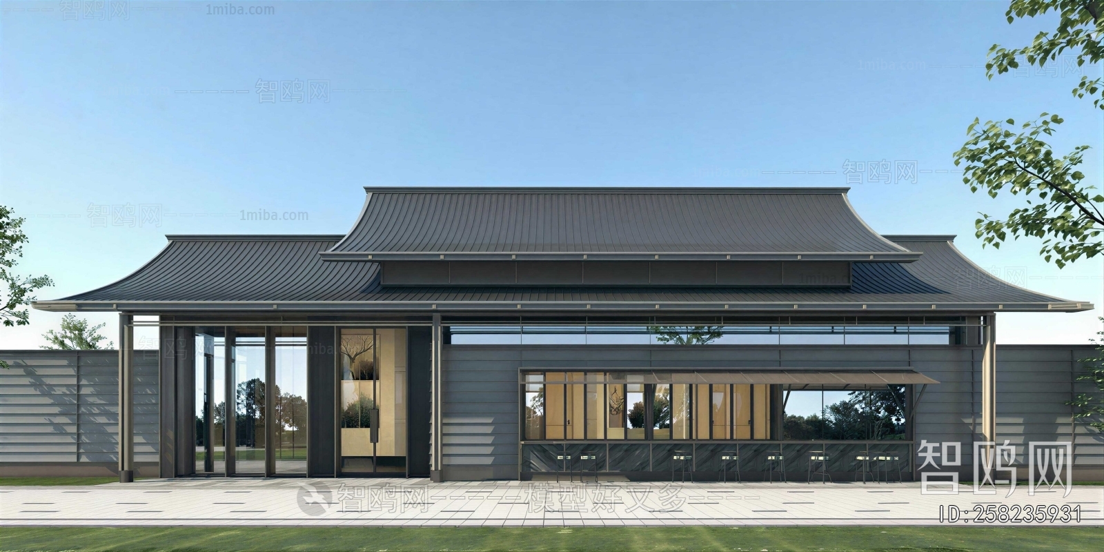 New Chinese Style Public Building