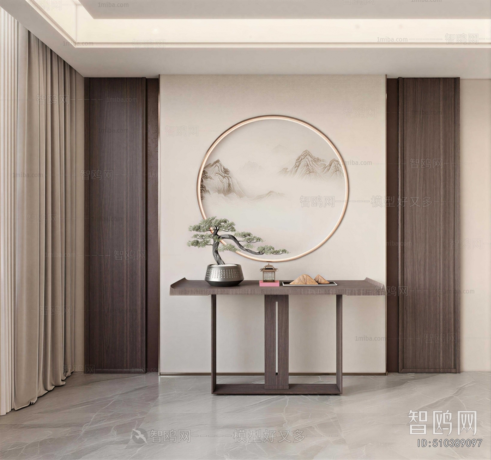 New Chinese Style Hallway