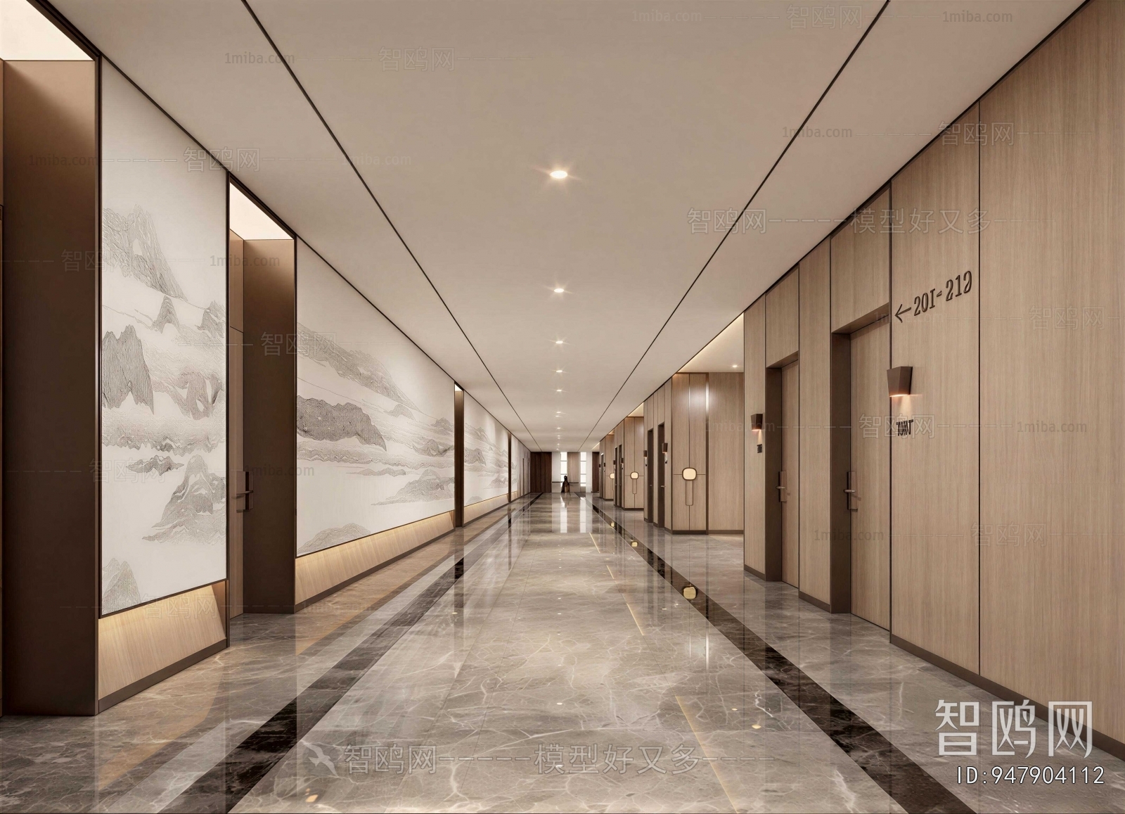 New Chinese Style Corridor