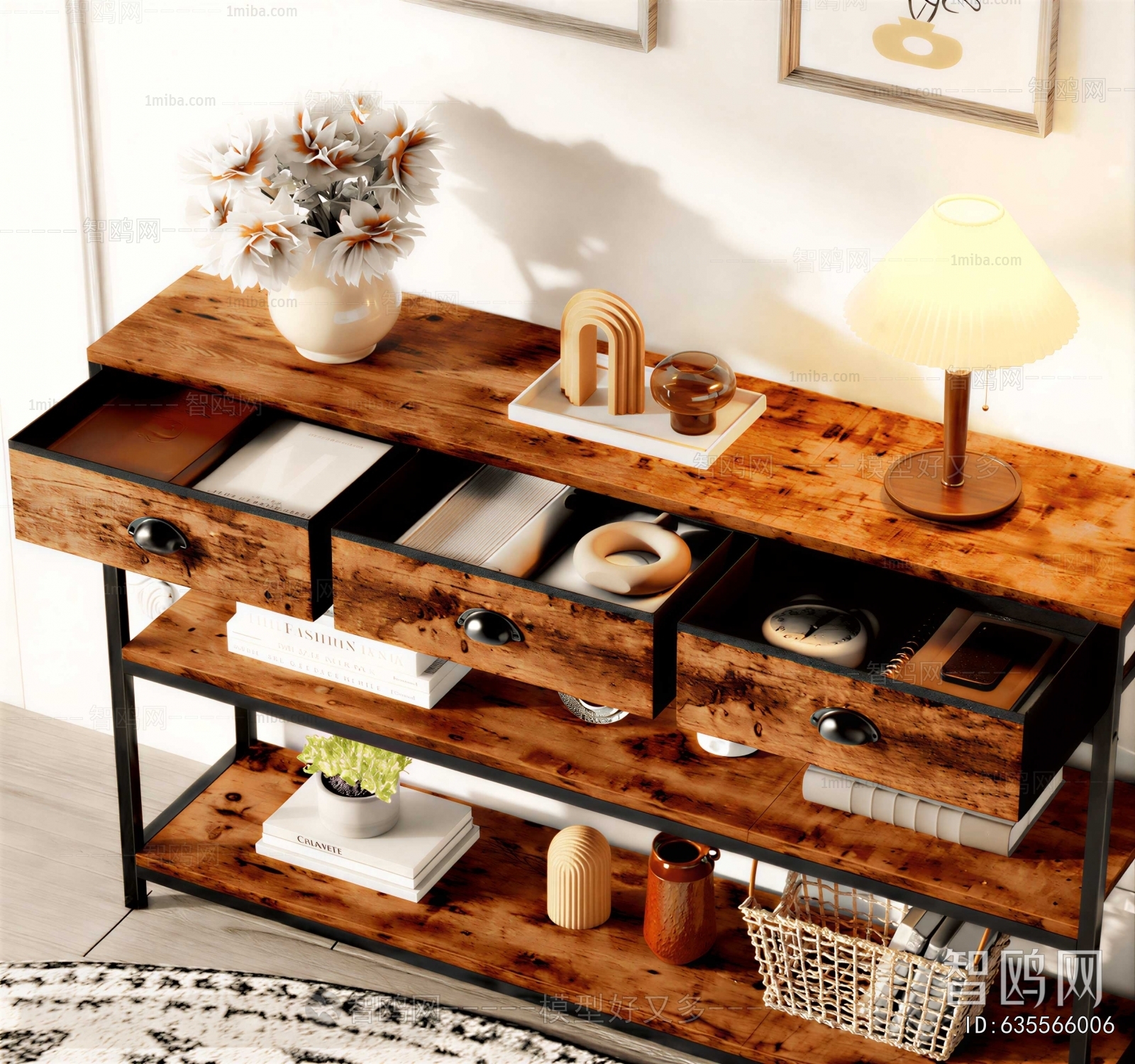 Wabi-sabi Style Shelving