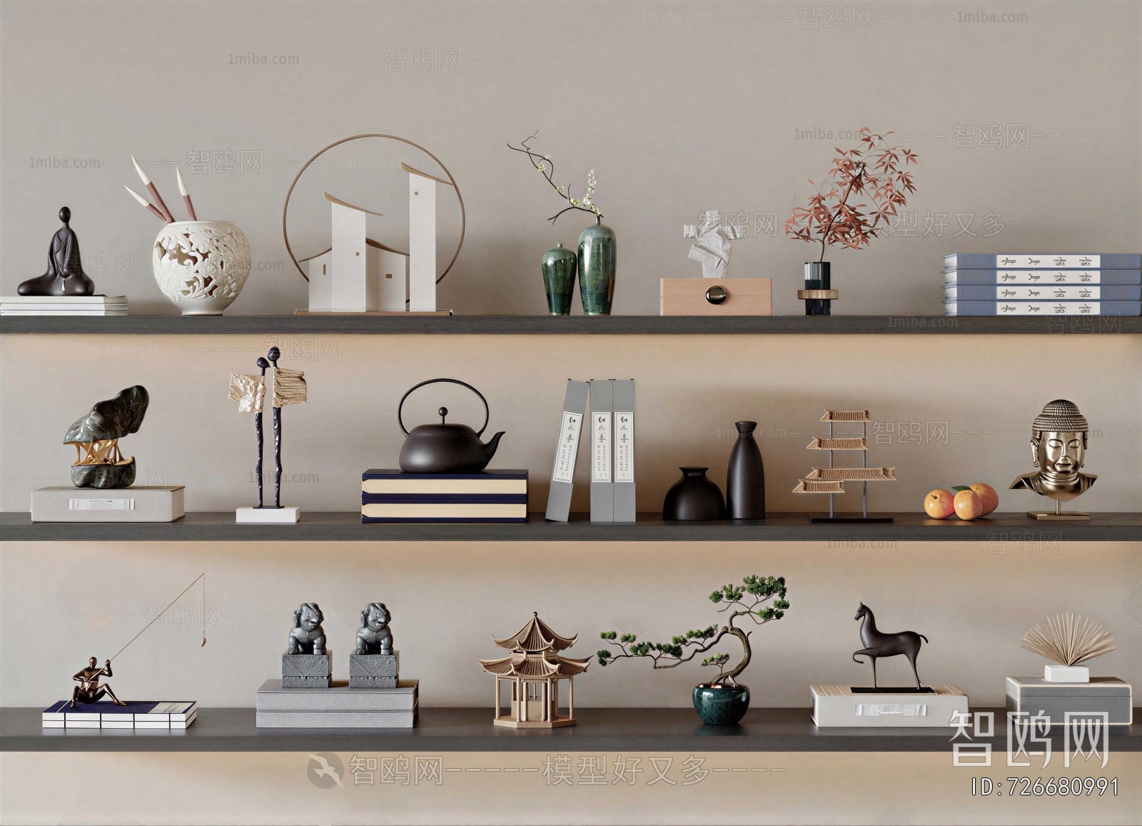 New Chinese Style Decorative Set