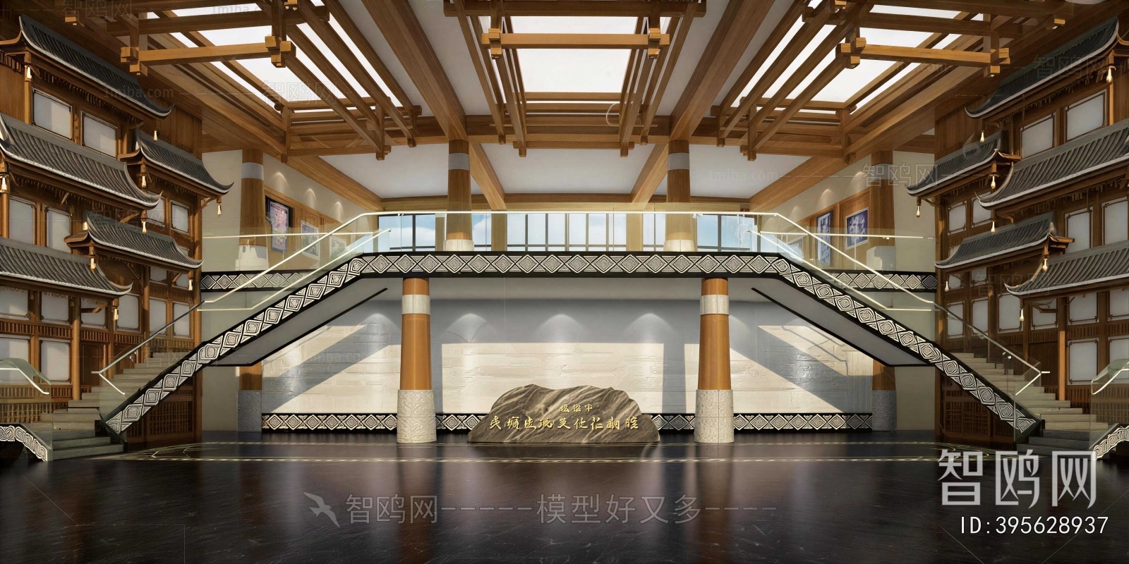 New Chinese Style Exhibition Hall