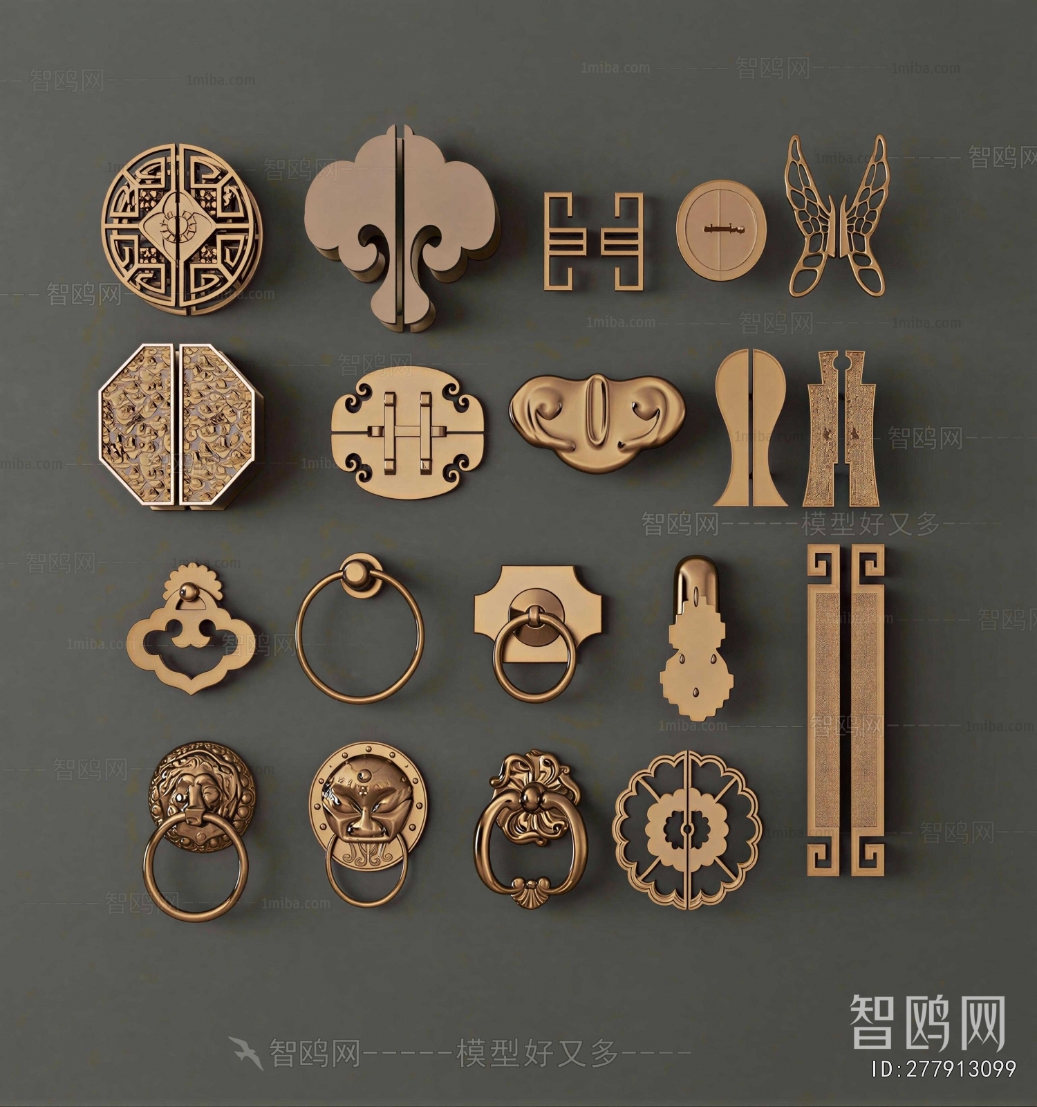 New Chinese Style Door Handle