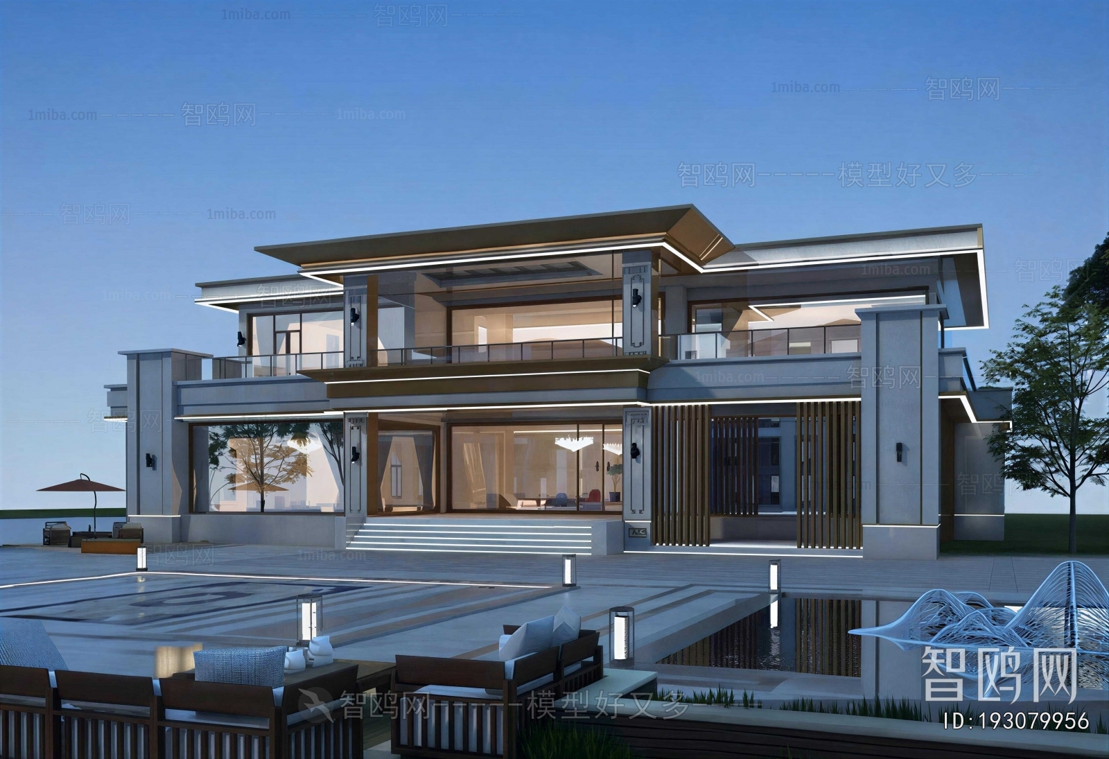 New Chinese Style Detached Villa