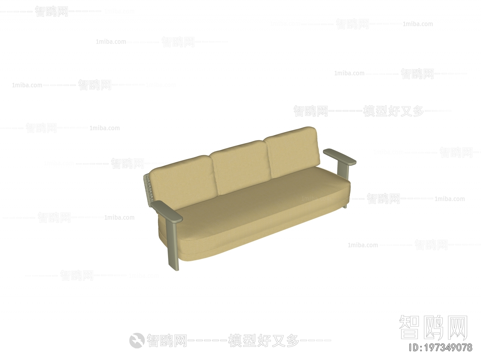 Modern Three-seat Sofa