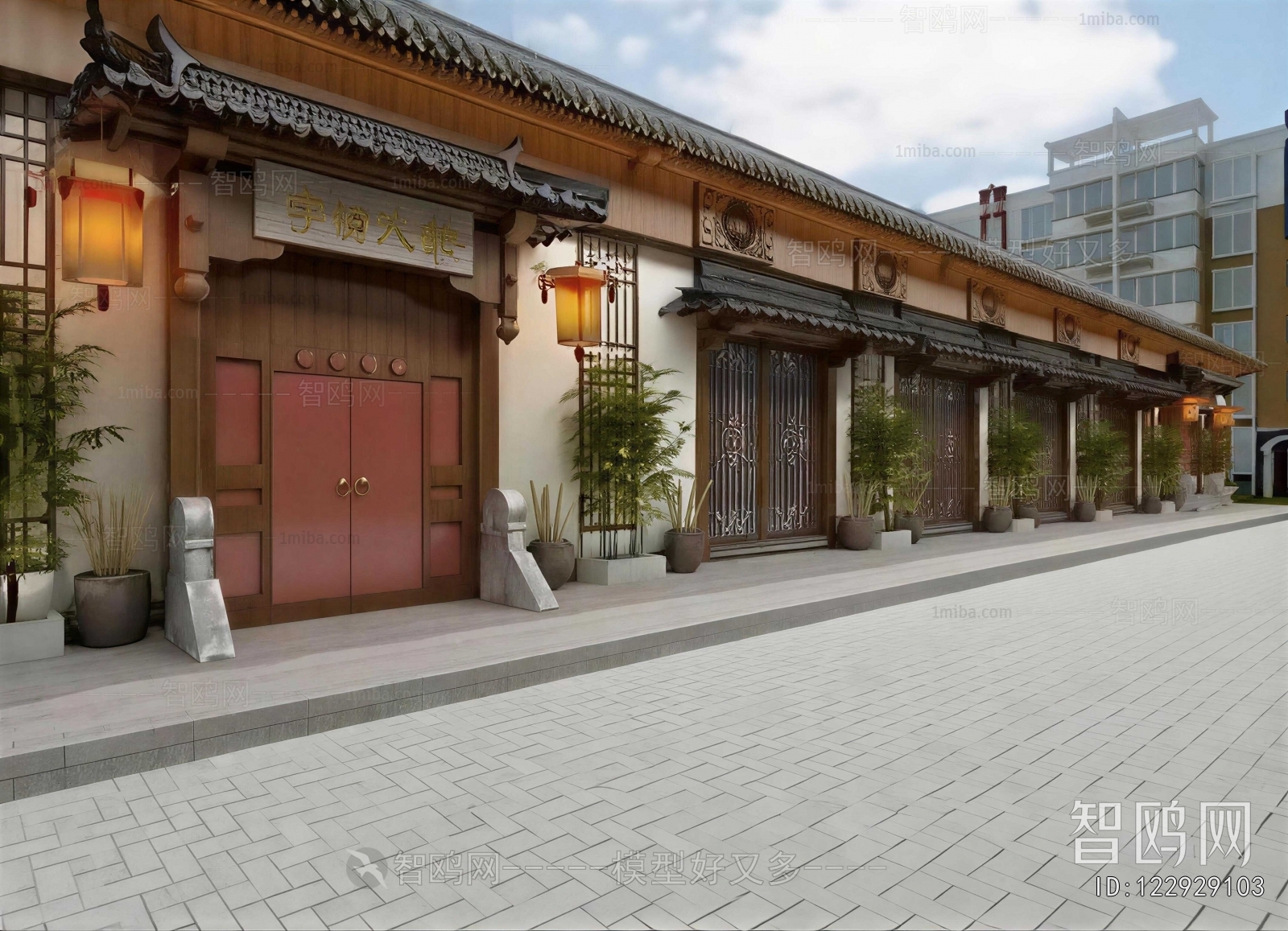 New Chinese Style Facade Element