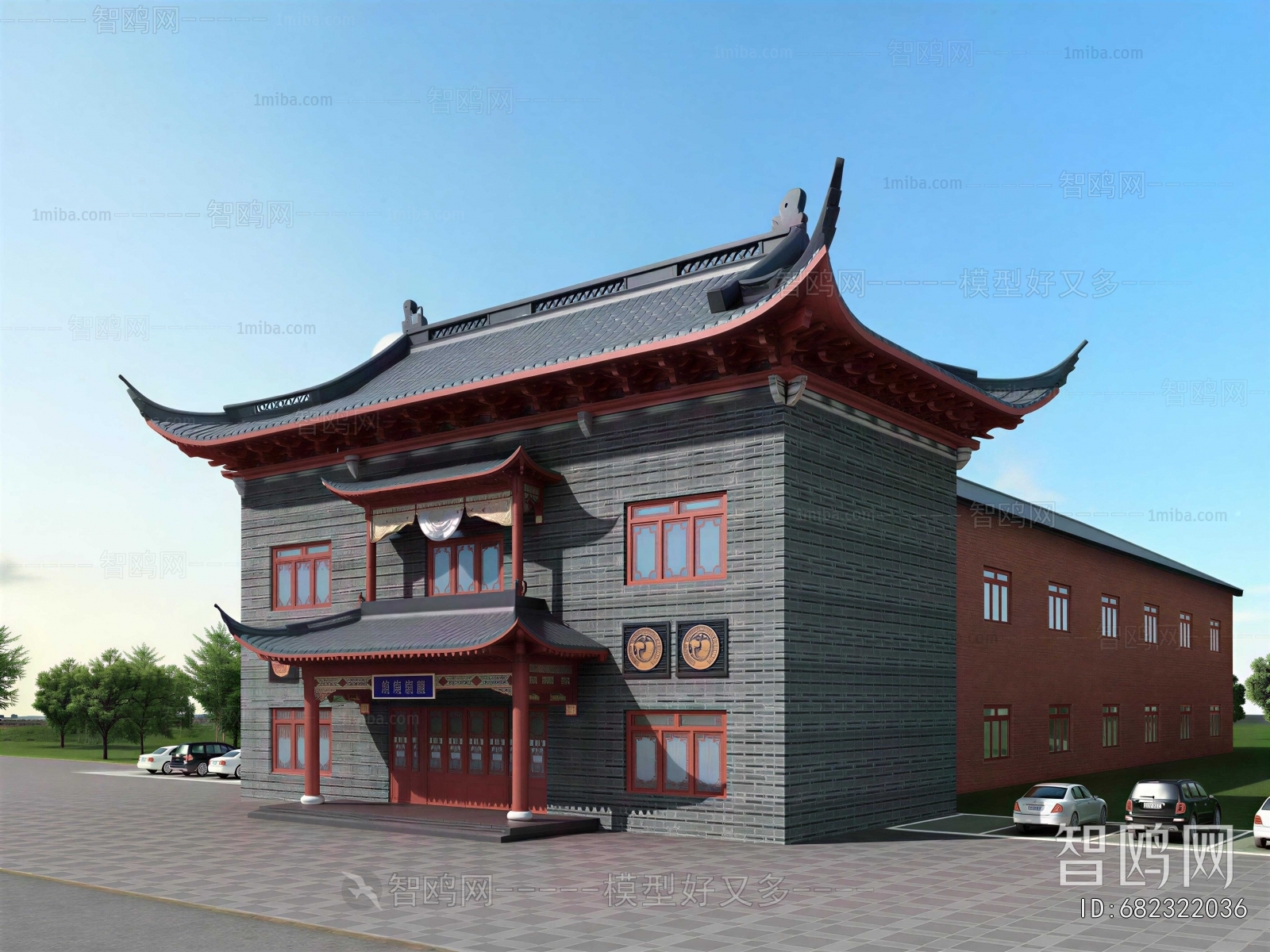 Chinese Style Ancient Architectural Buildings