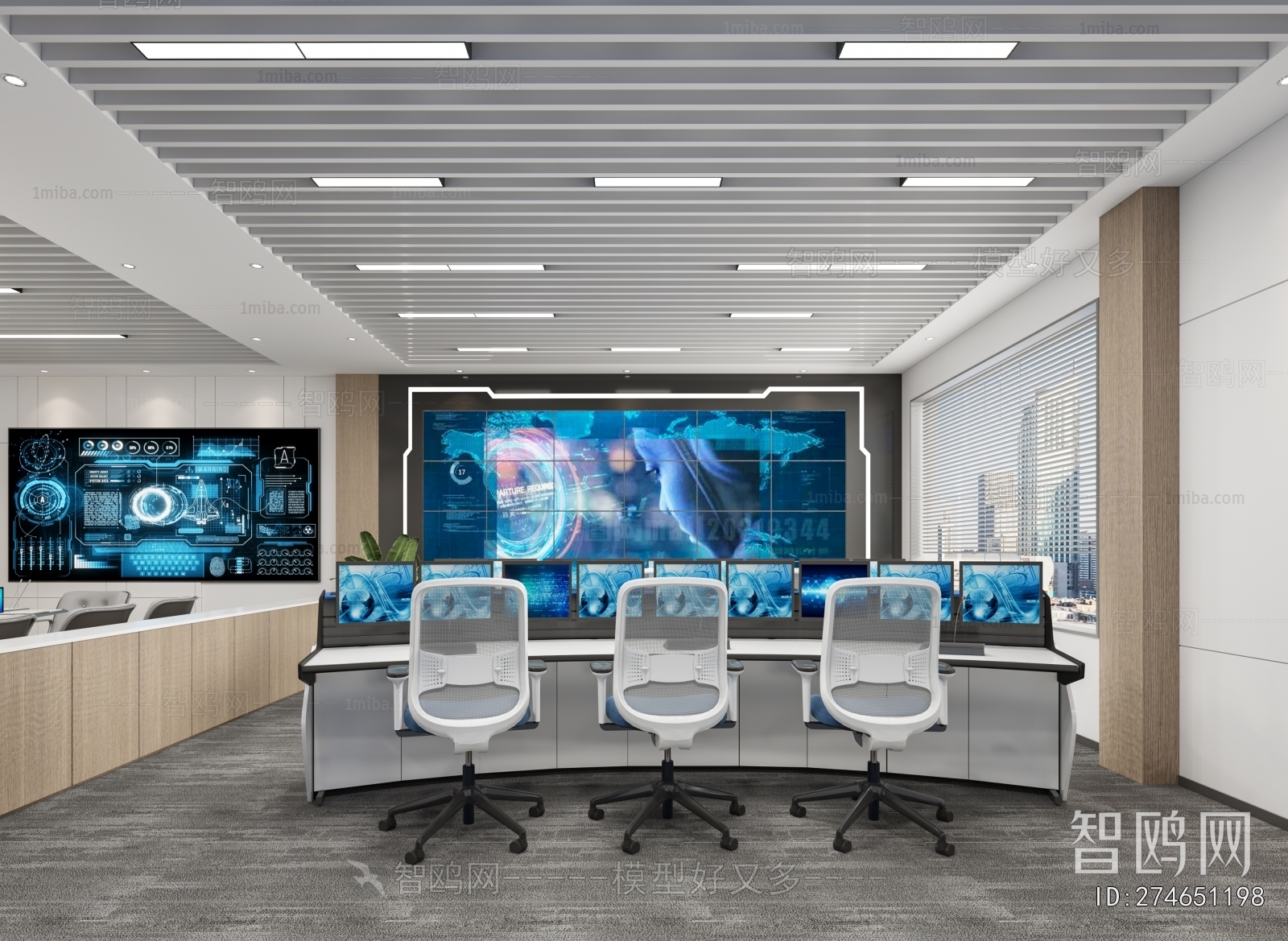 Modern Monitor Room