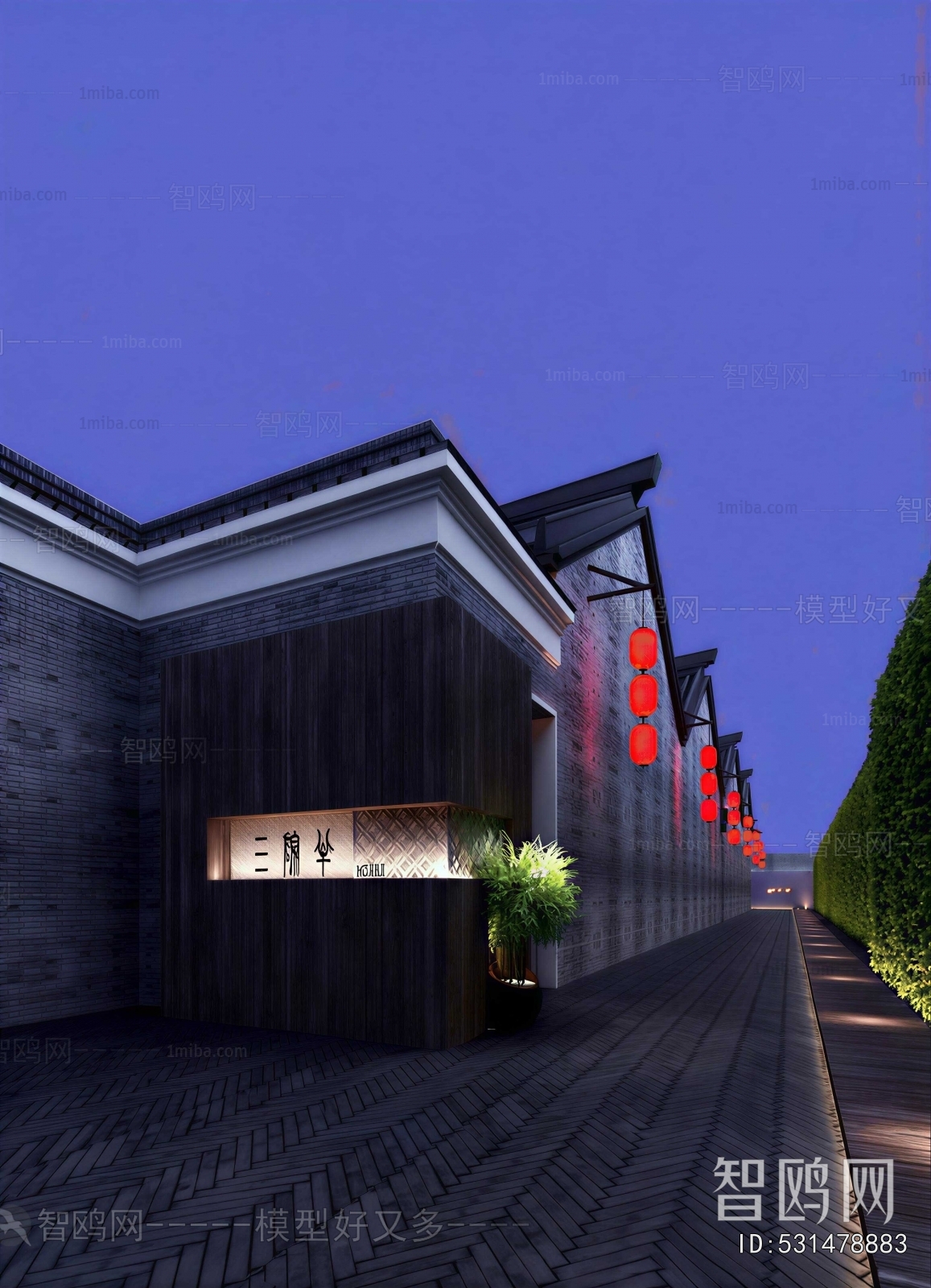 New Chinese Style Facade Element