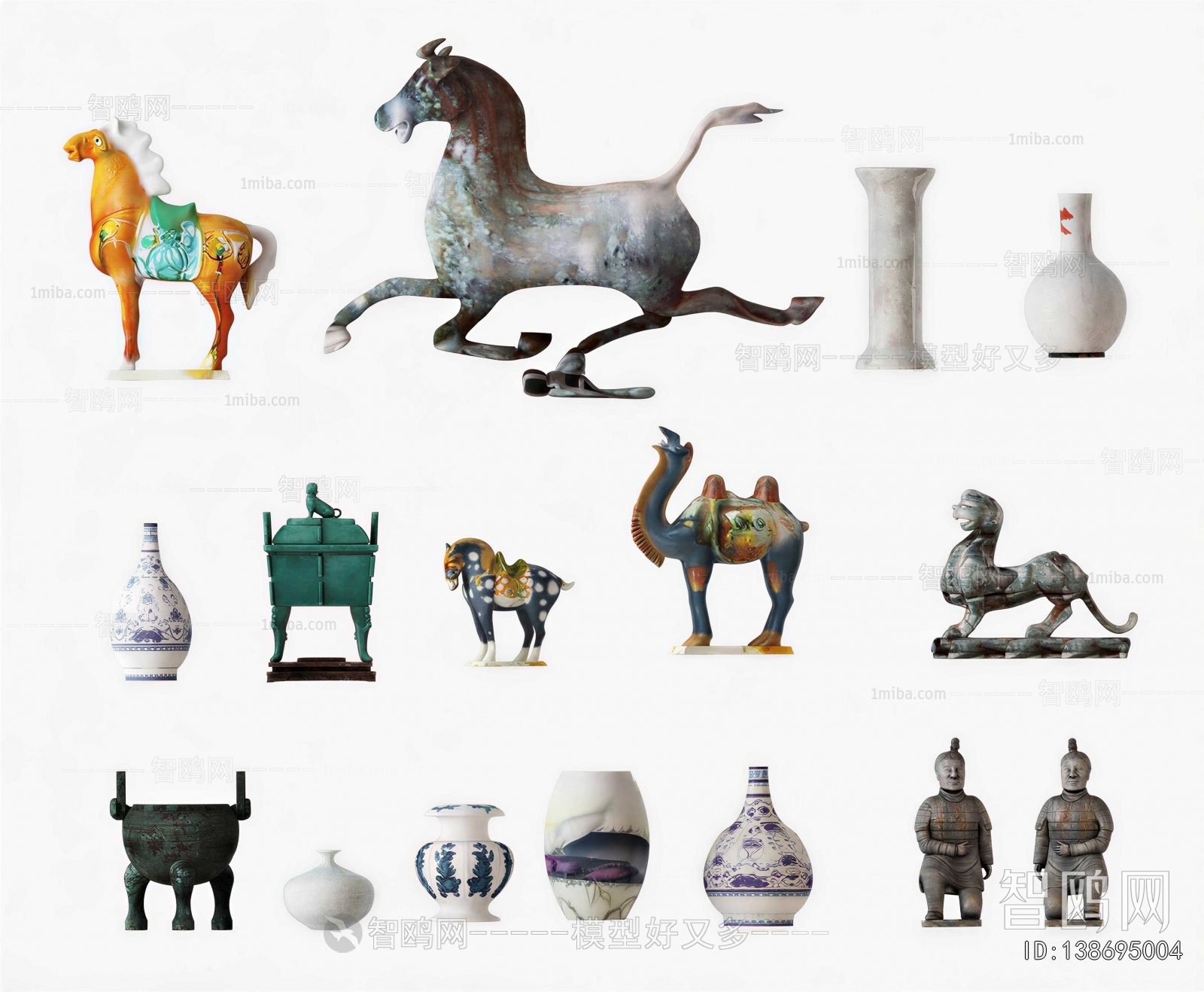 Chinese Style Decorative Set