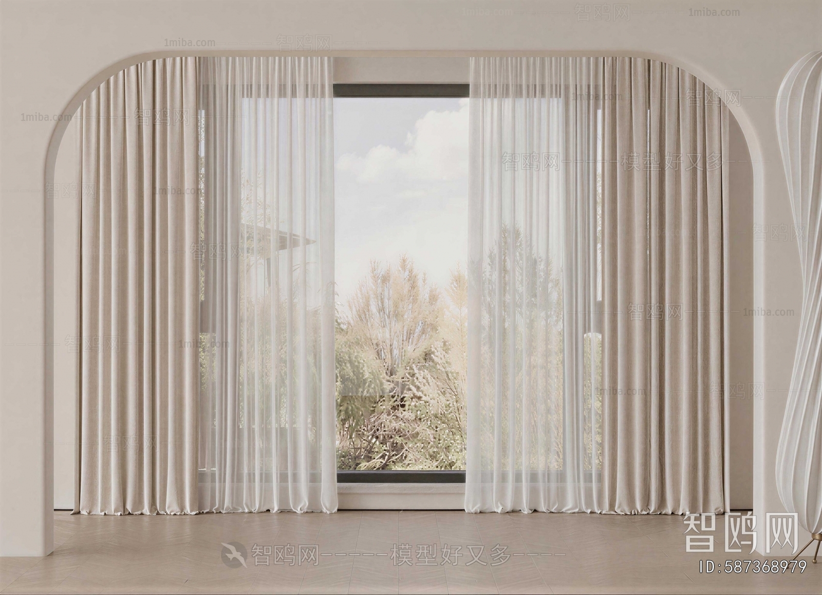 Modern The Curtain