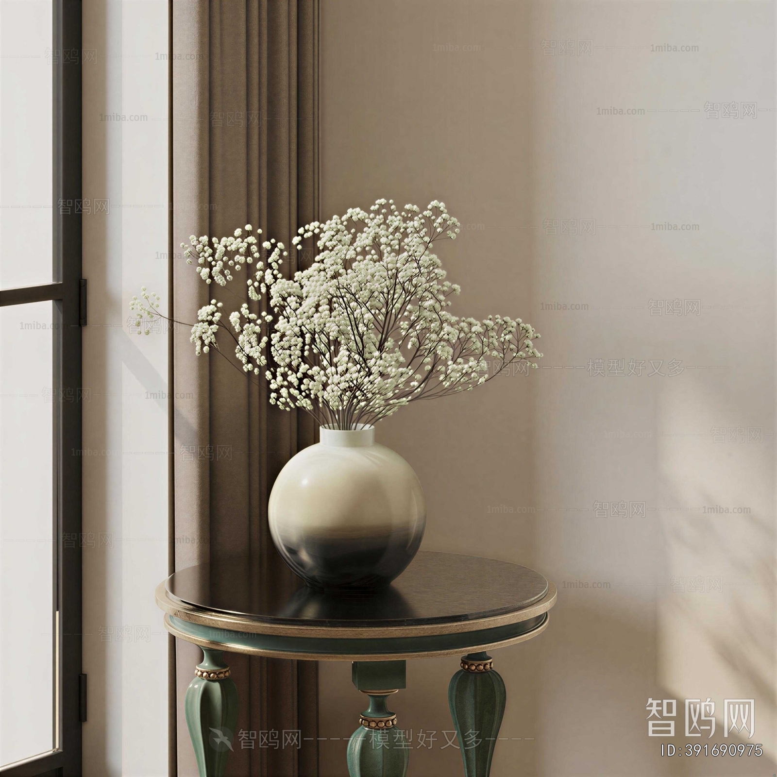 Wabi-sabi Style Flower Arrangement