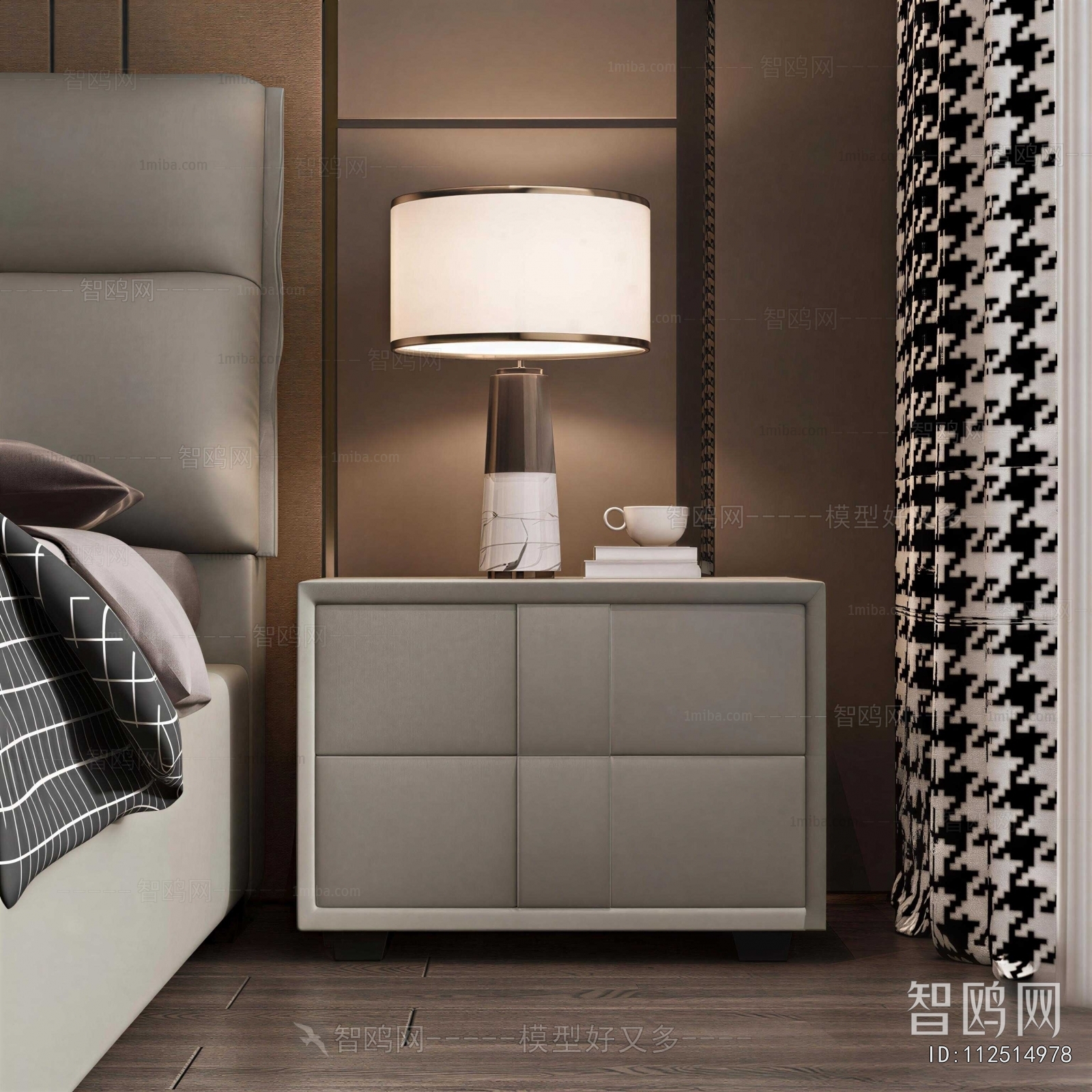 Modern Bedside Cupboard