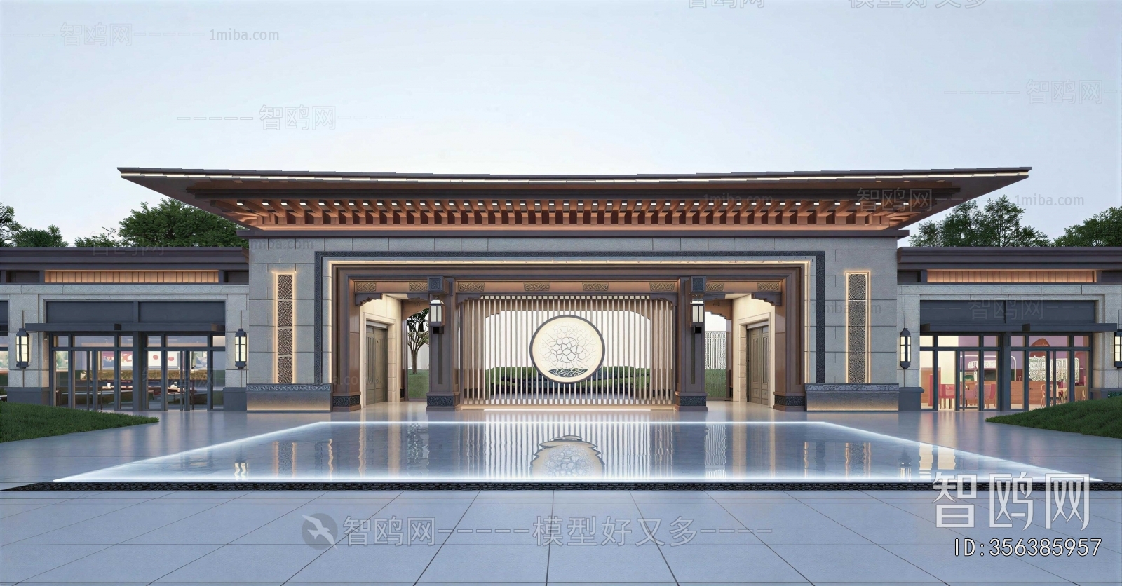 New Chinese Style Facade Element