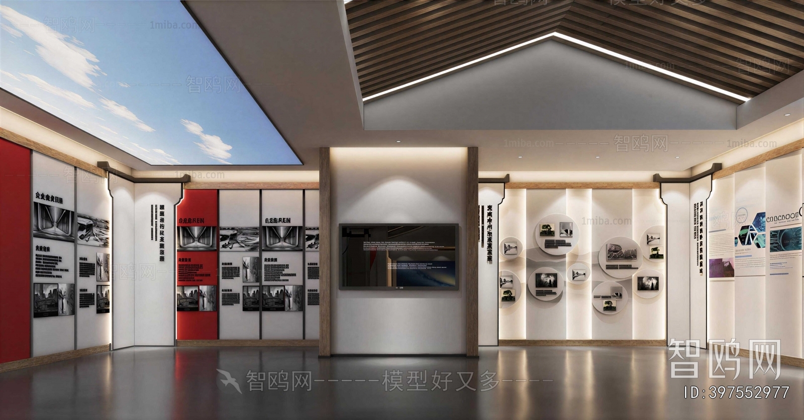 New Chinese Style Exhibition Hall