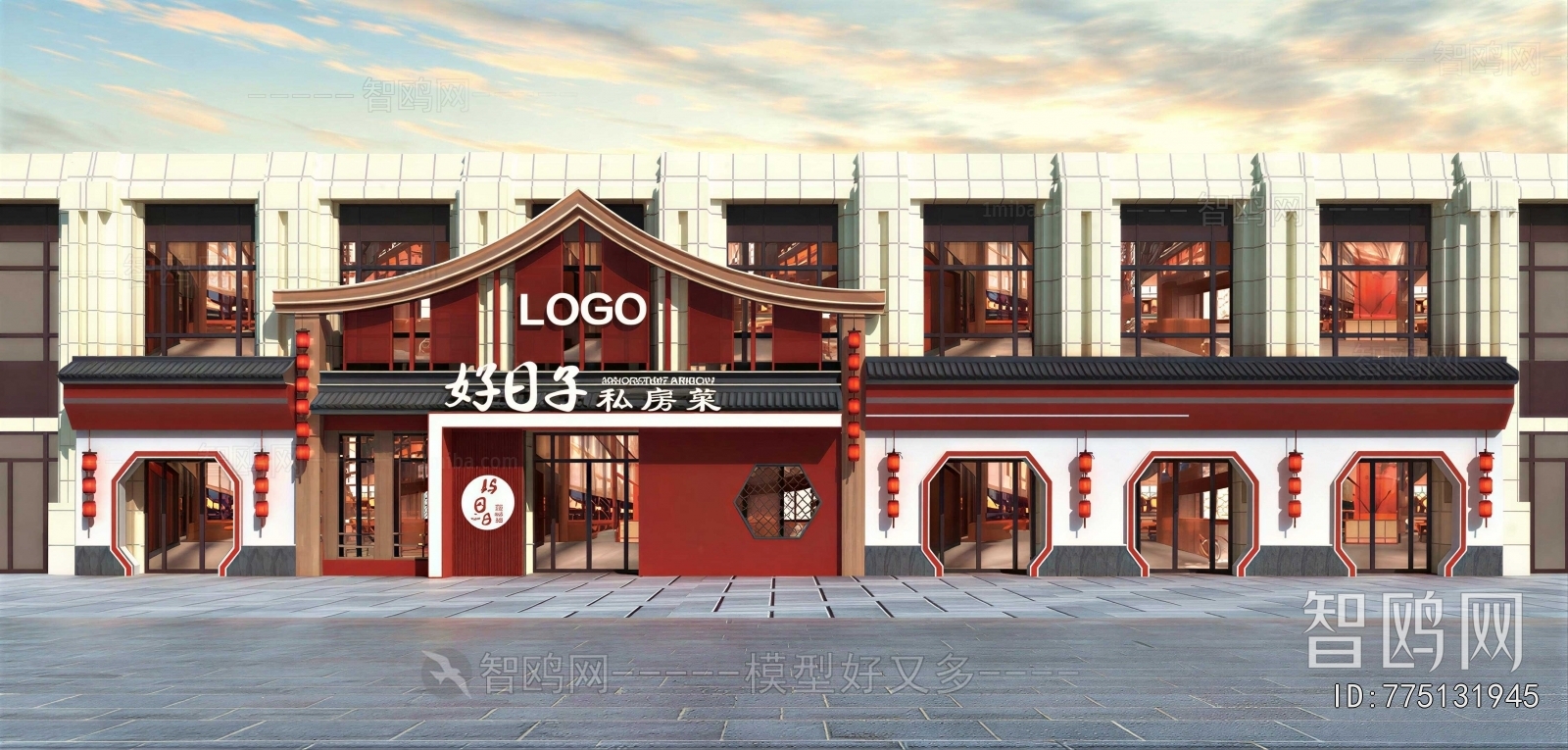 New Chinese Style Facade Element