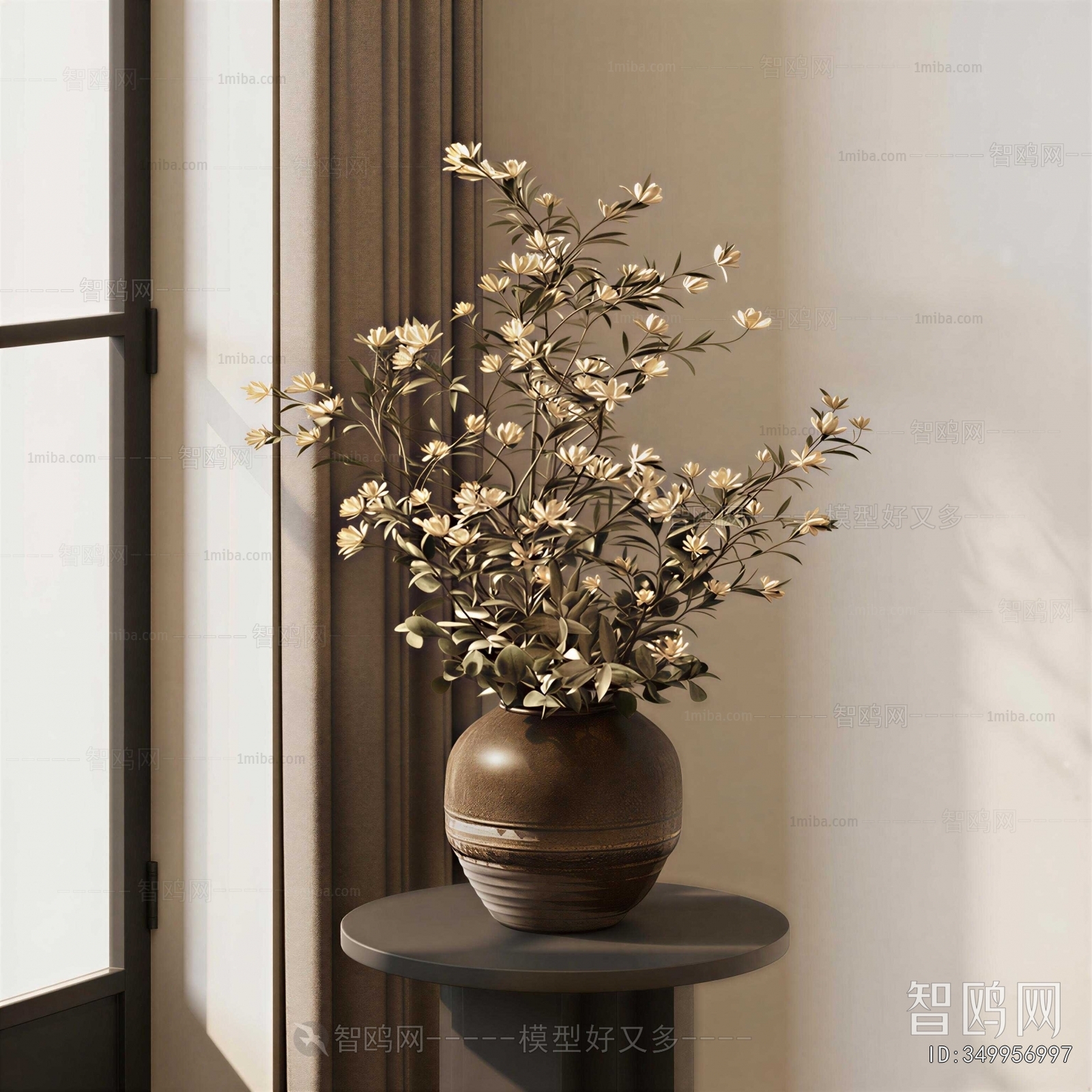 Wabi-sabi Style Flower Arrangement
