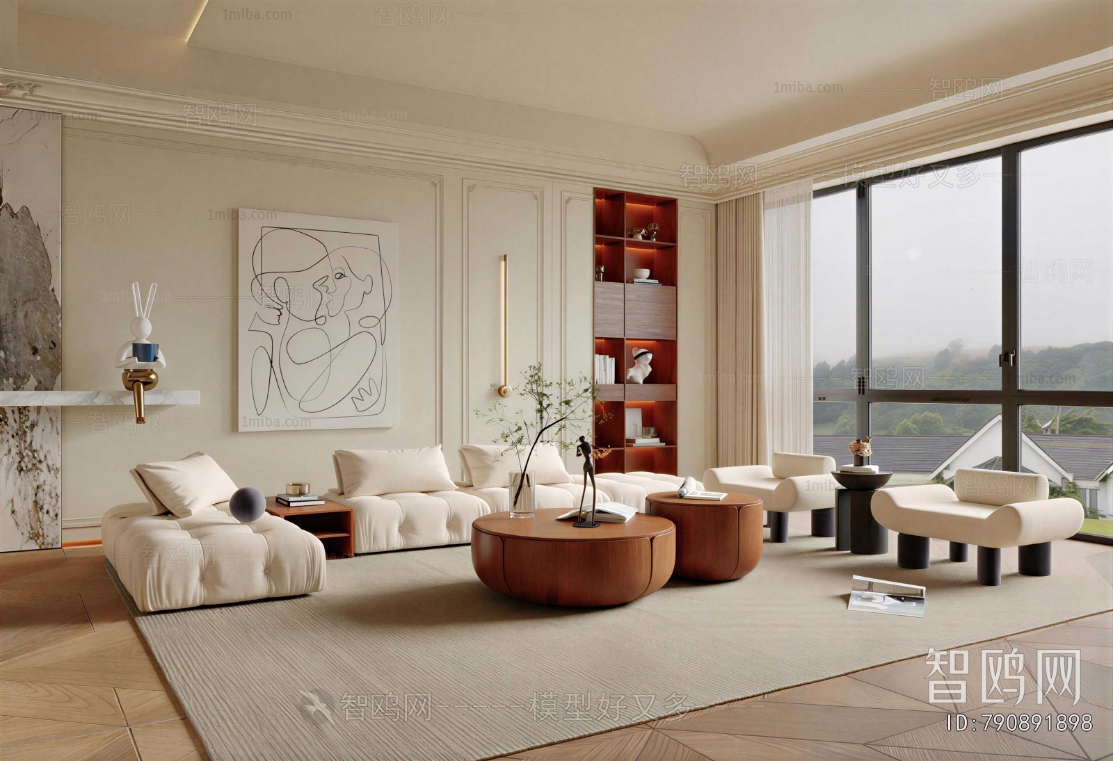 French Style A Living Room