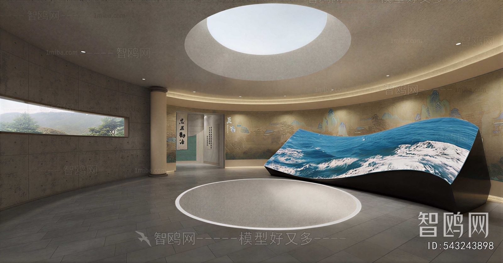 New Chinese Style Exhibition Hall