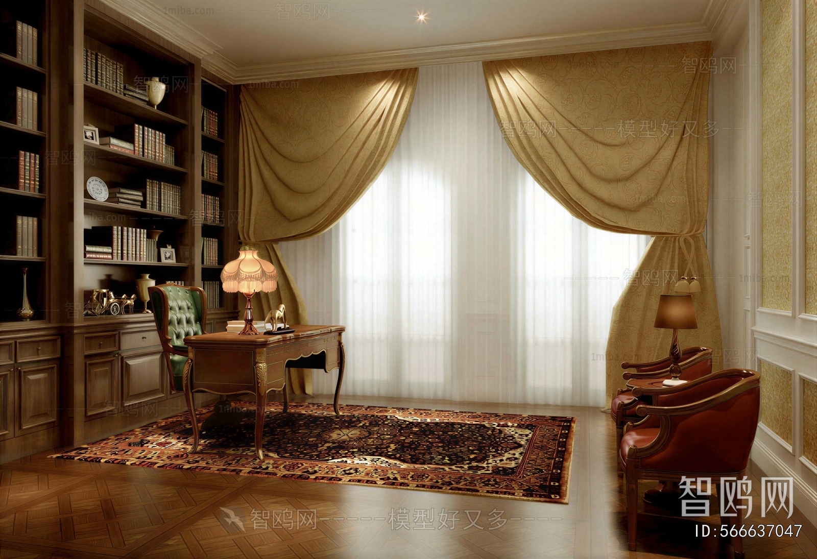 French Style Study Space
