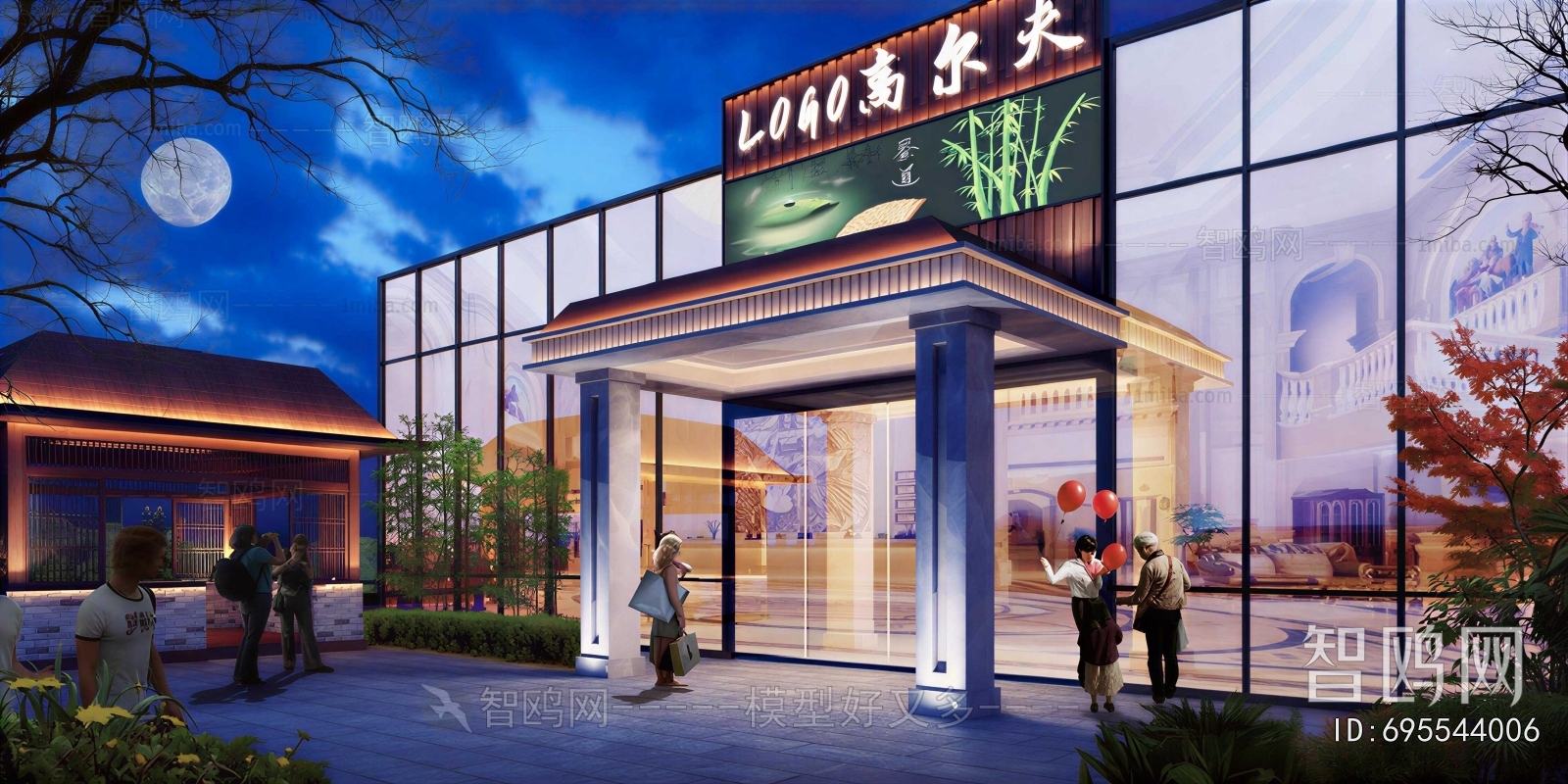 New Chinese Style Facade Element