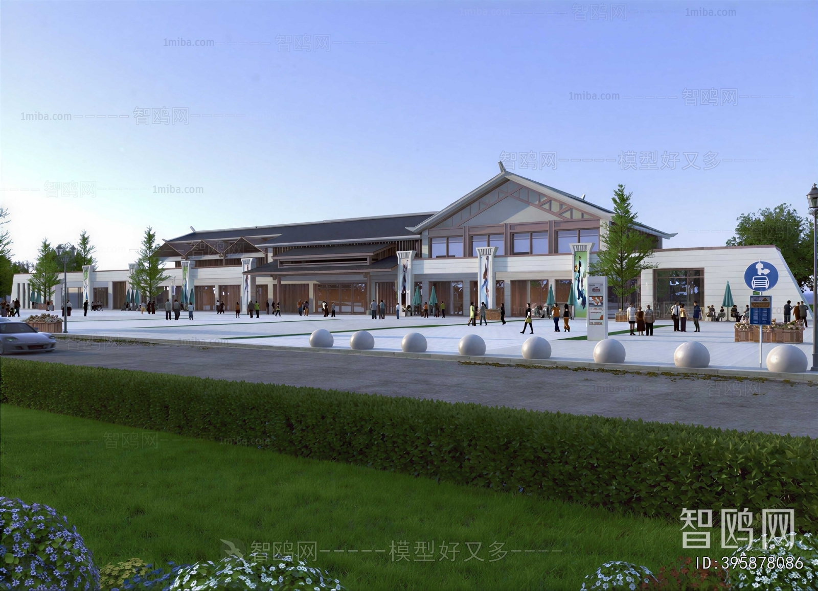 New Chinese Style Public Building