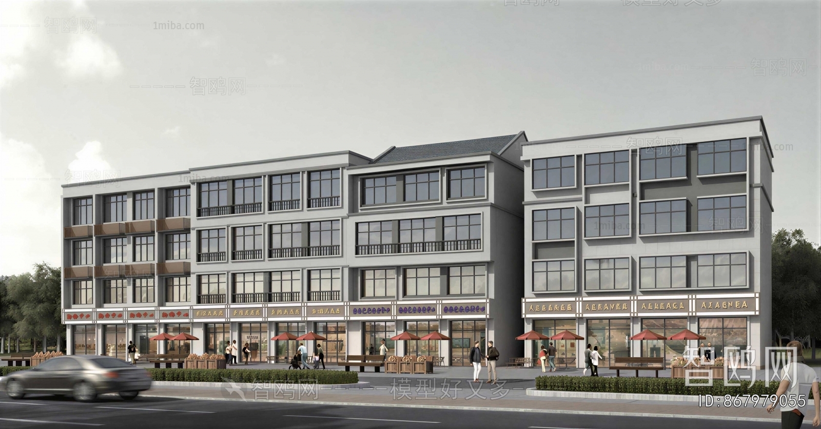 Modern Appearance Of Commercial Building
