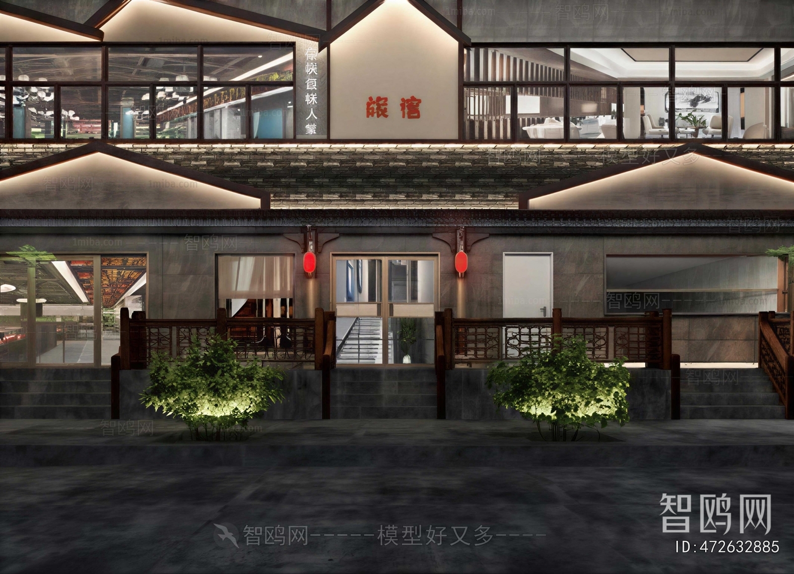 New Chinese Style Facade Element