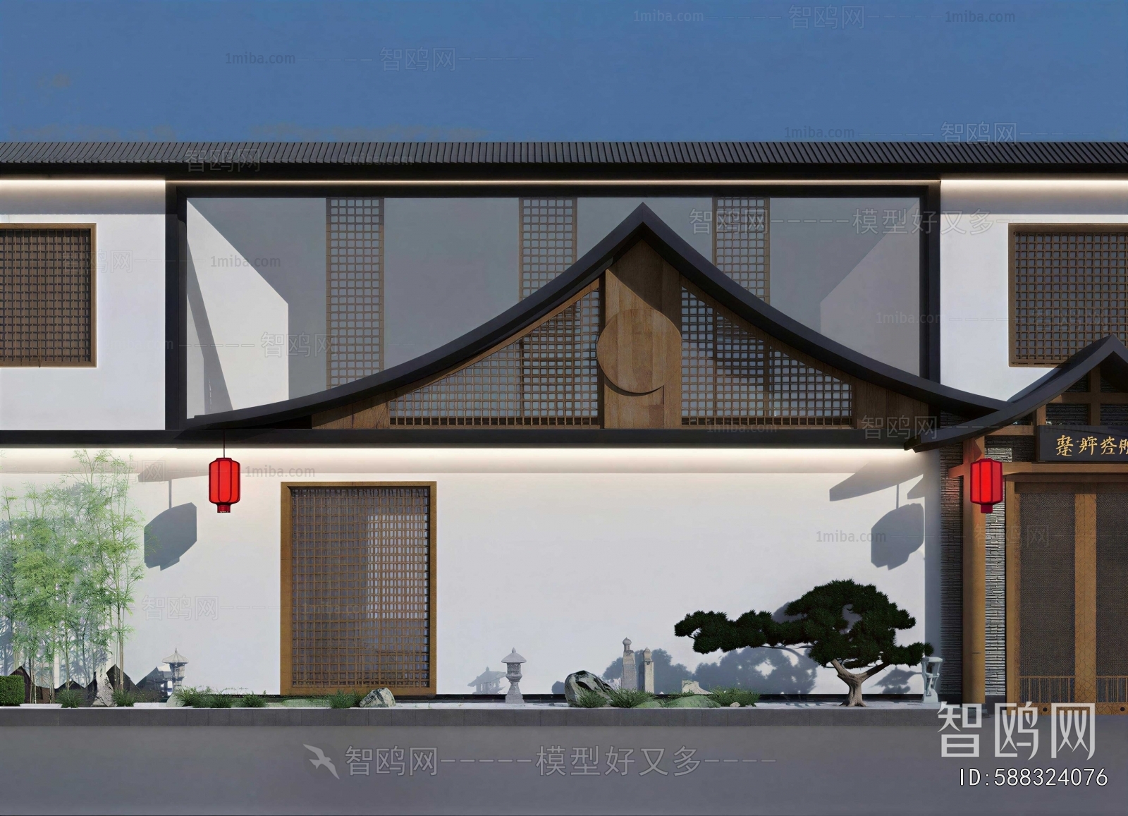 New Chinese Style Facade Element
