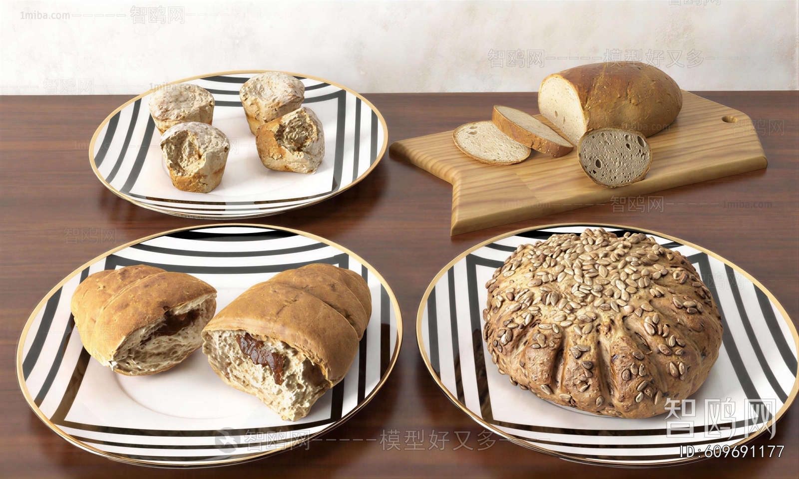Modern Bread Cake
