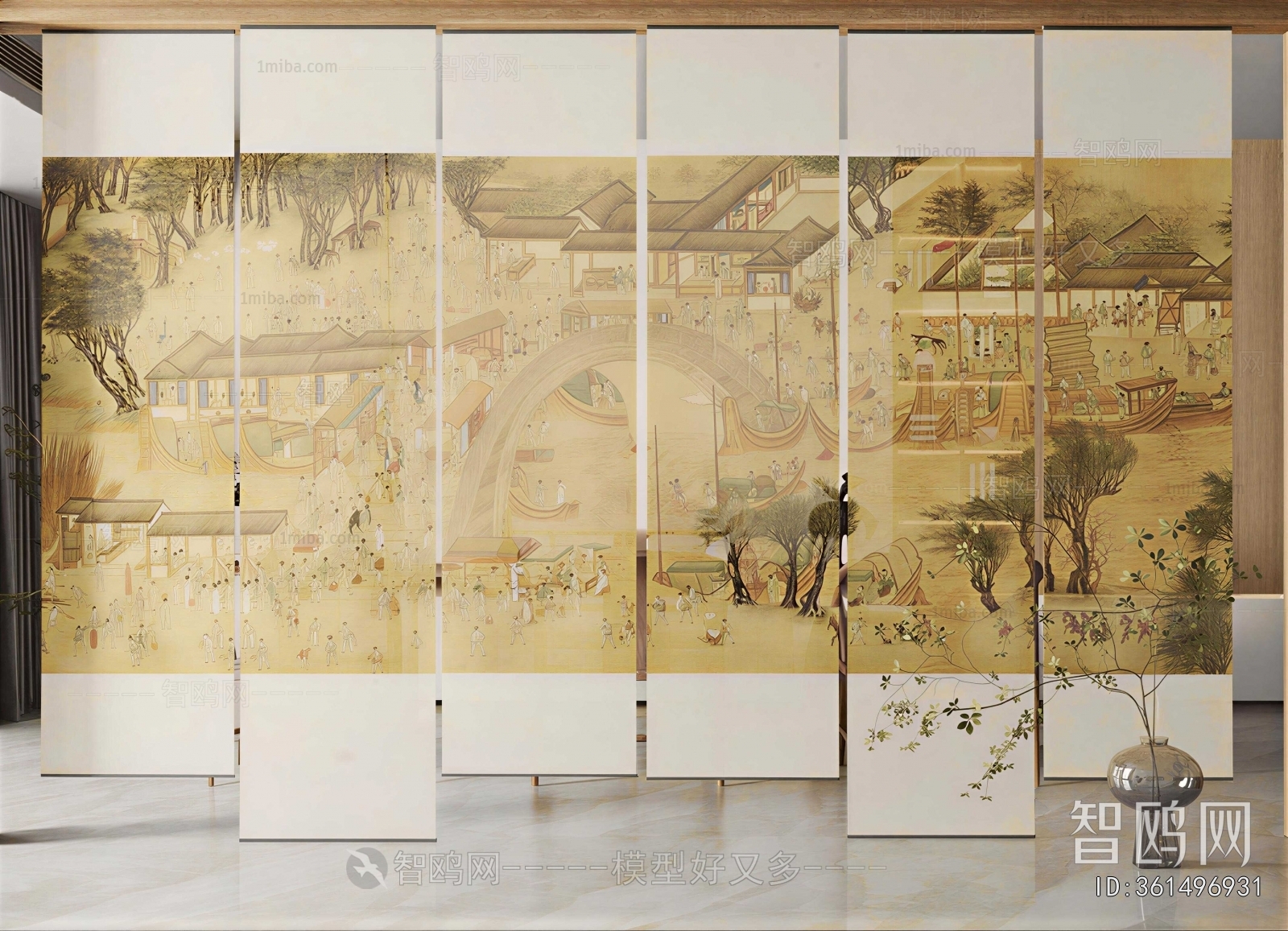 New Chinese Style Door Curtain