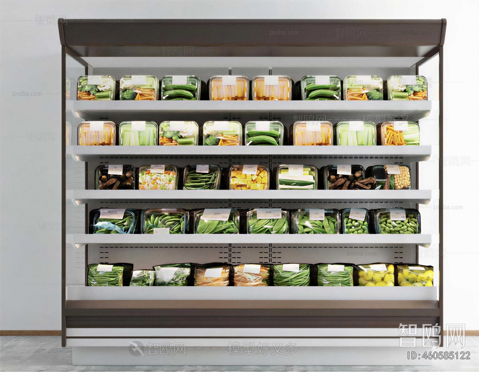 Modern Supermarket Shelf