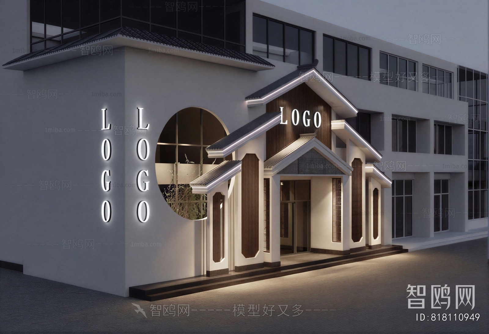 New Chinese Style Facade Element