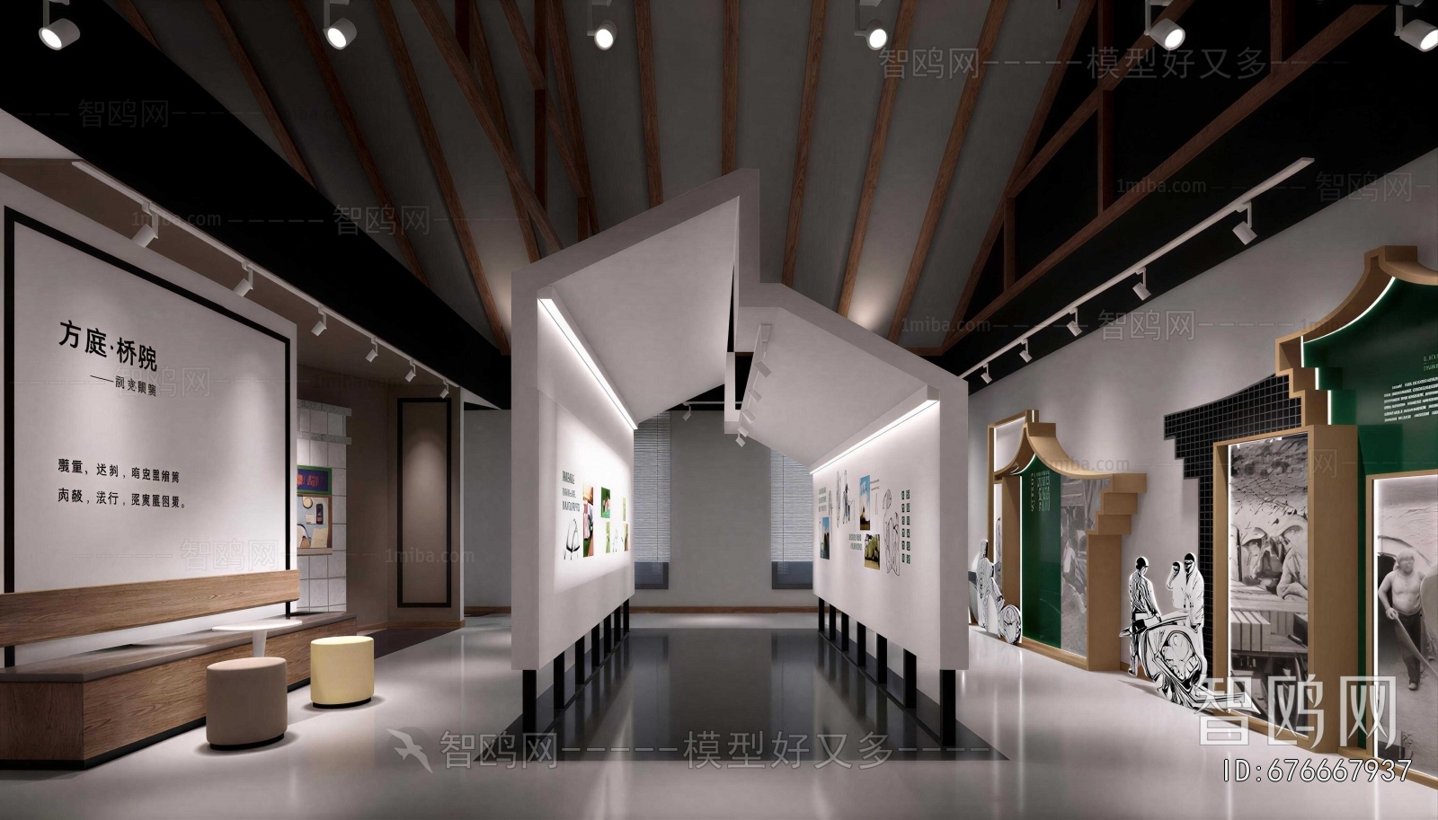 New Chinese Style Exhibition Hall