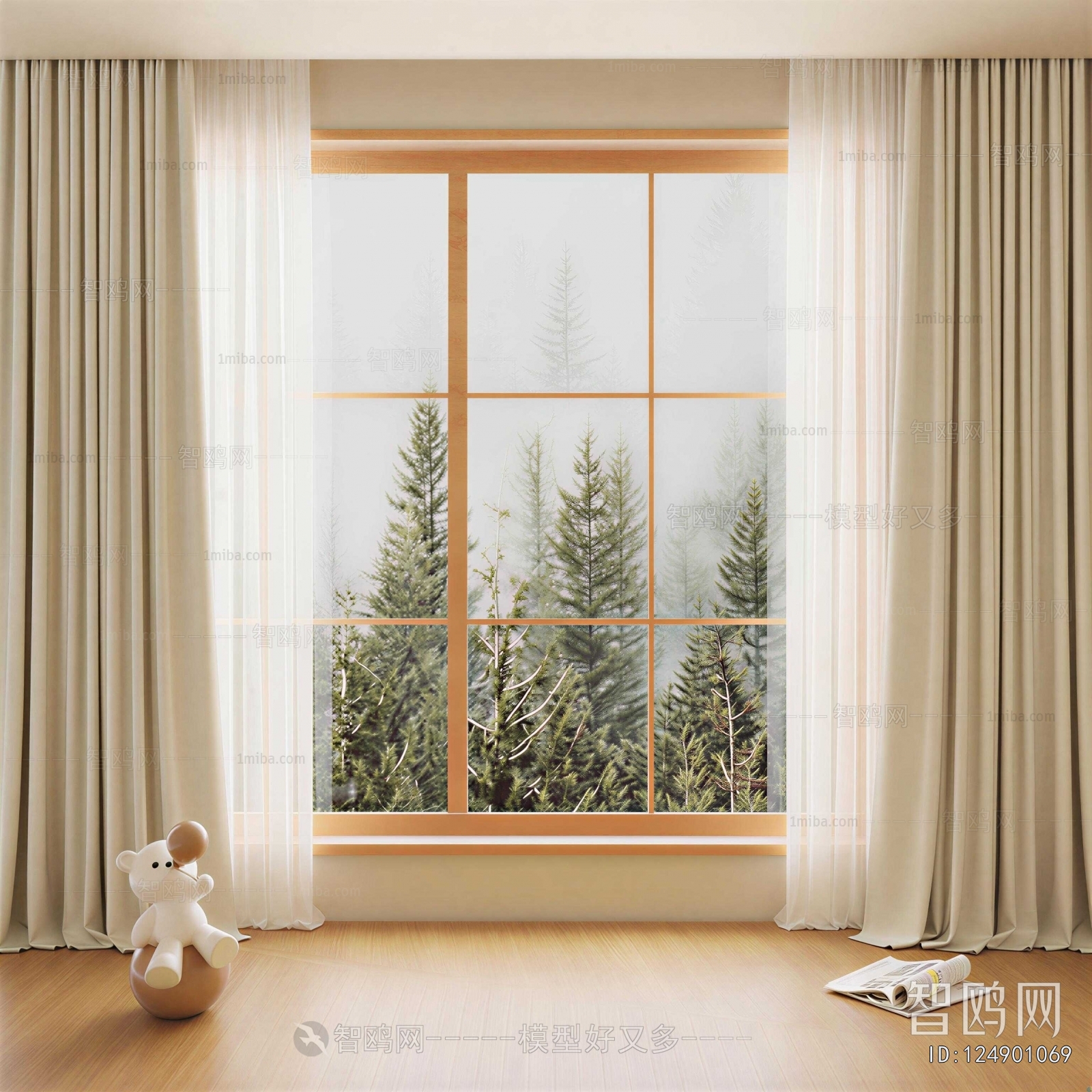 Modern The Curtain