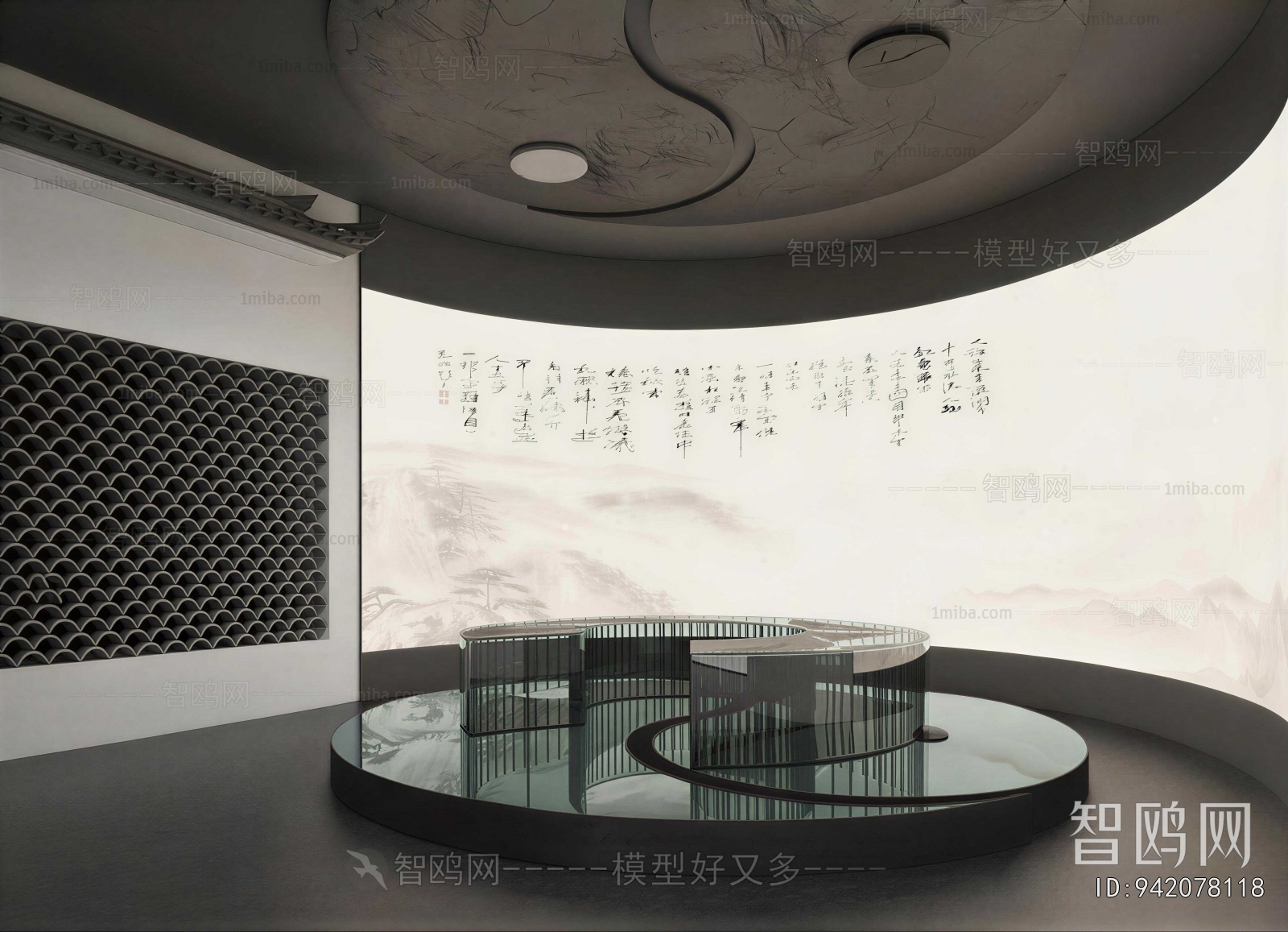 New Chinese Style Exhibition Hall