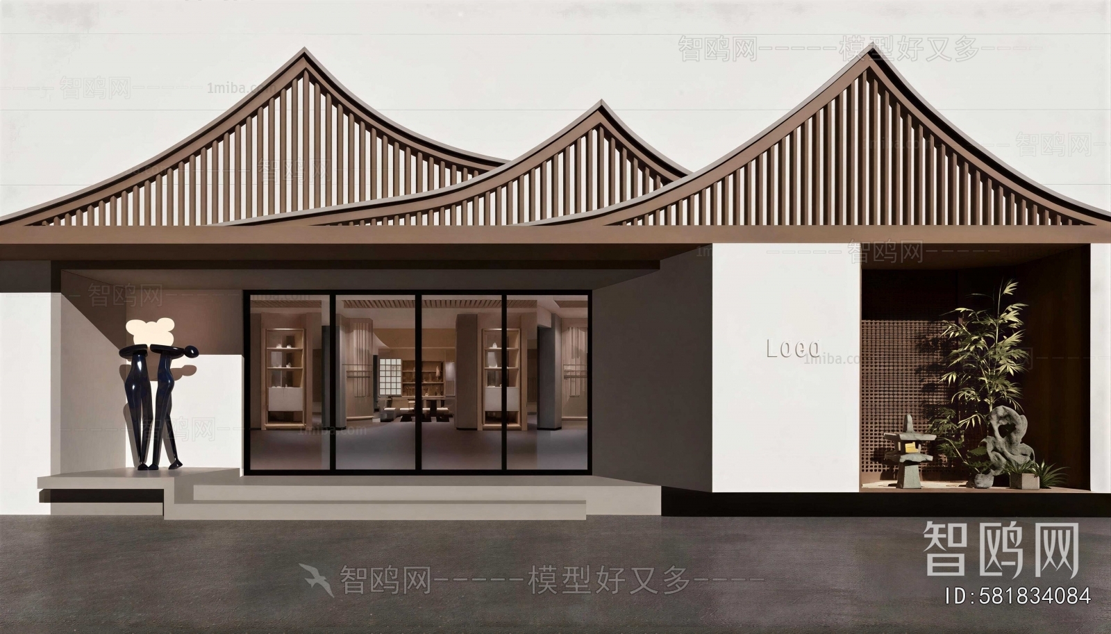 New Chinese Style Facade Element
