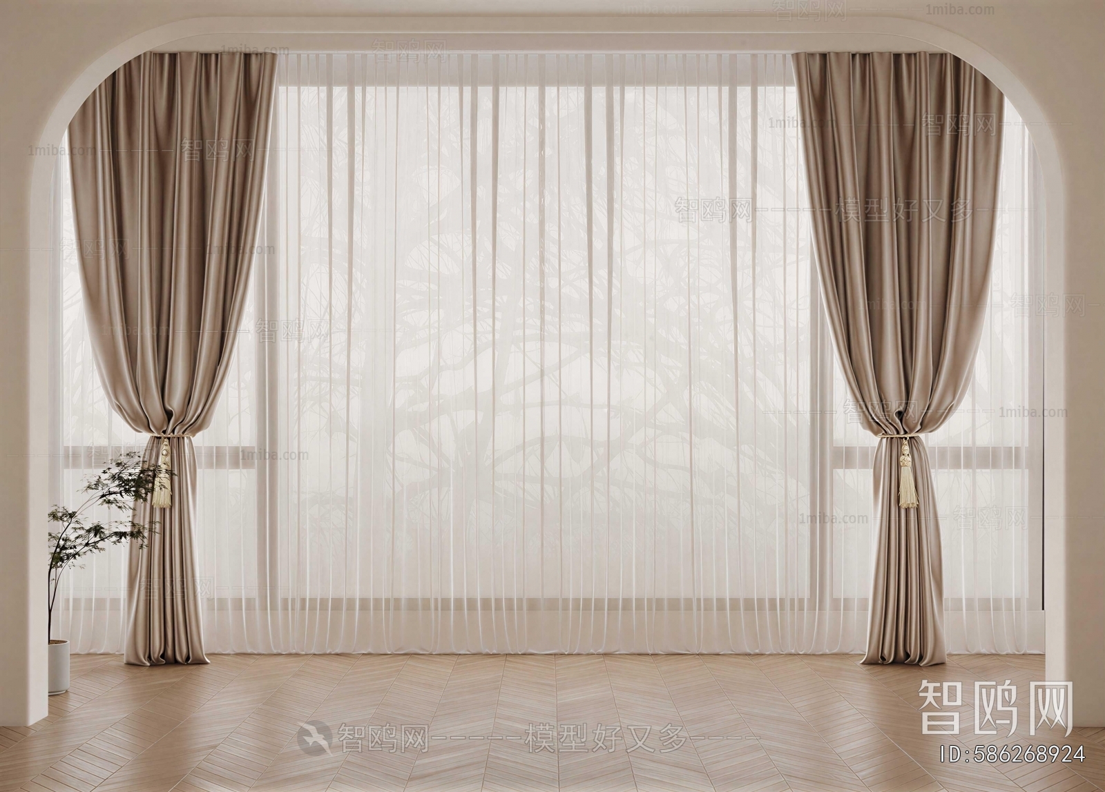 Modern The Curtain