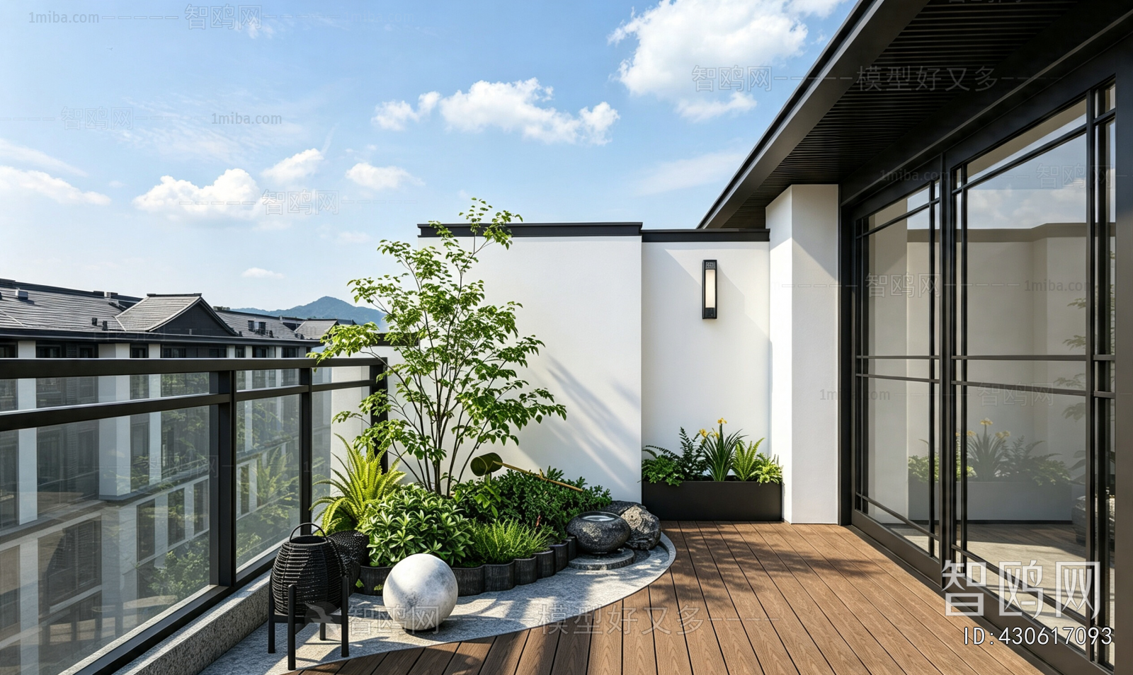 New Chinese Style Terrace