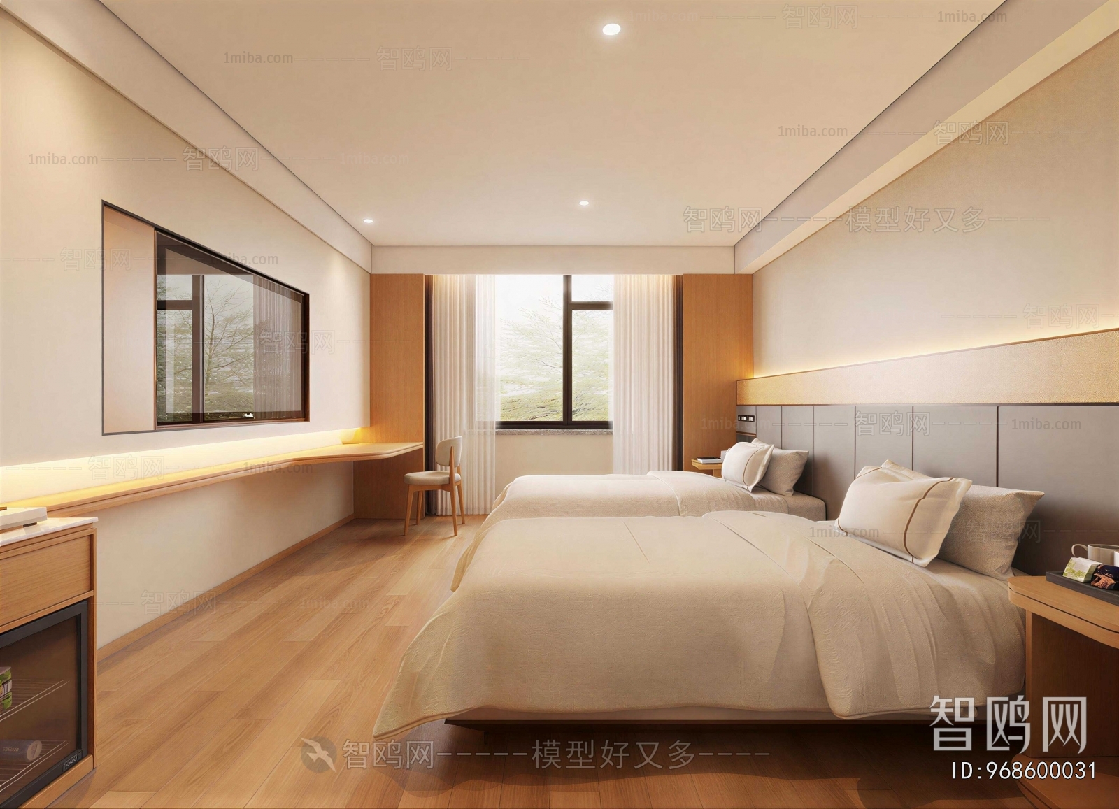 Modern Guest Room
