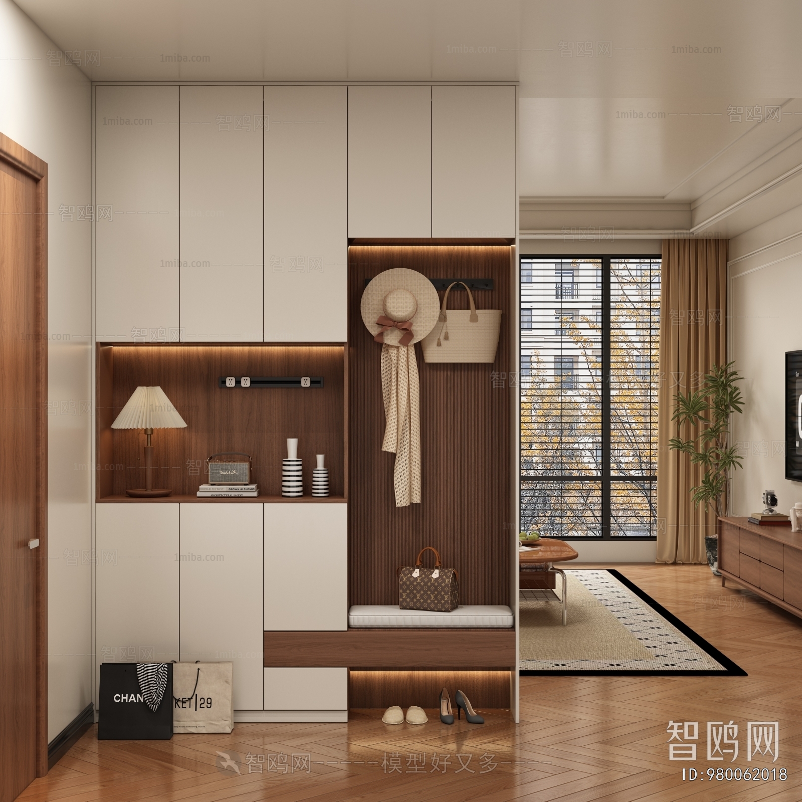 Modern Shoe Cabinet