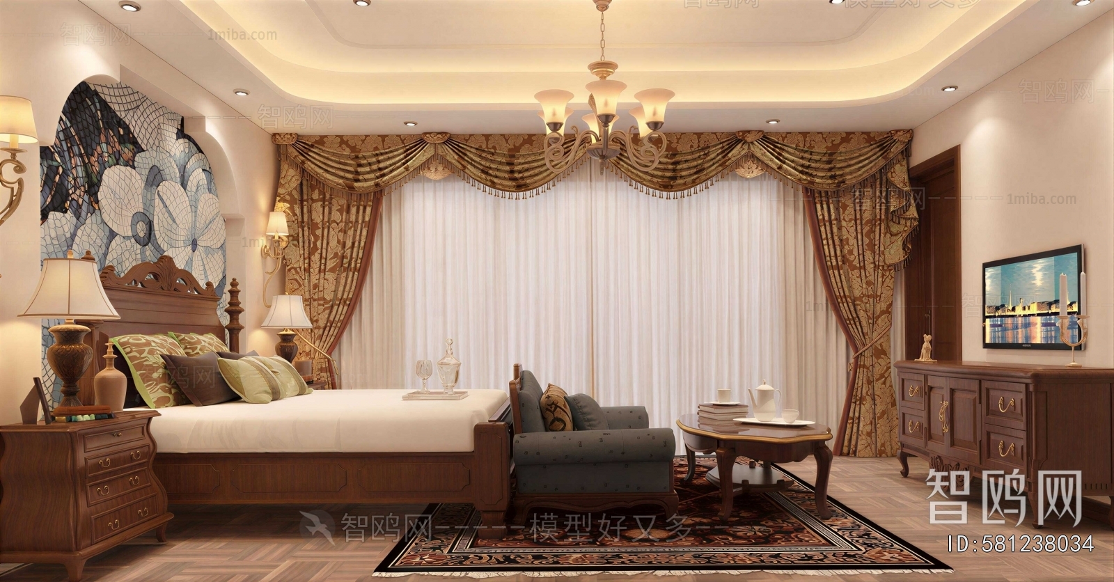 American Style Bedroom