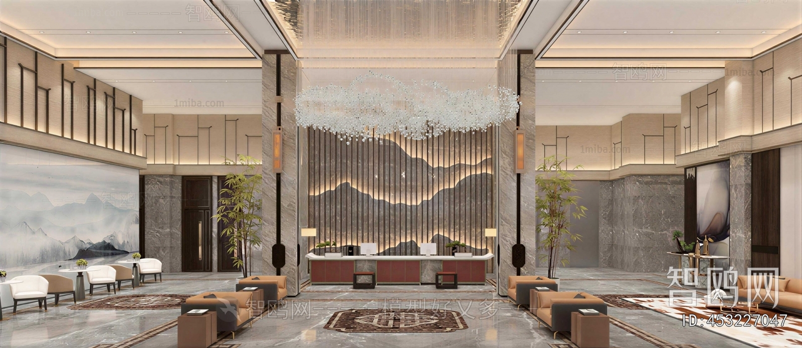 New Chinese Style Lobby Hall