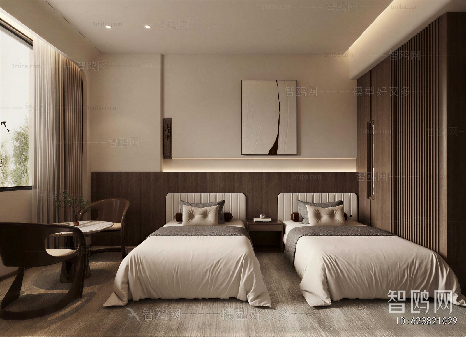 New Chinese Style Guest Room
