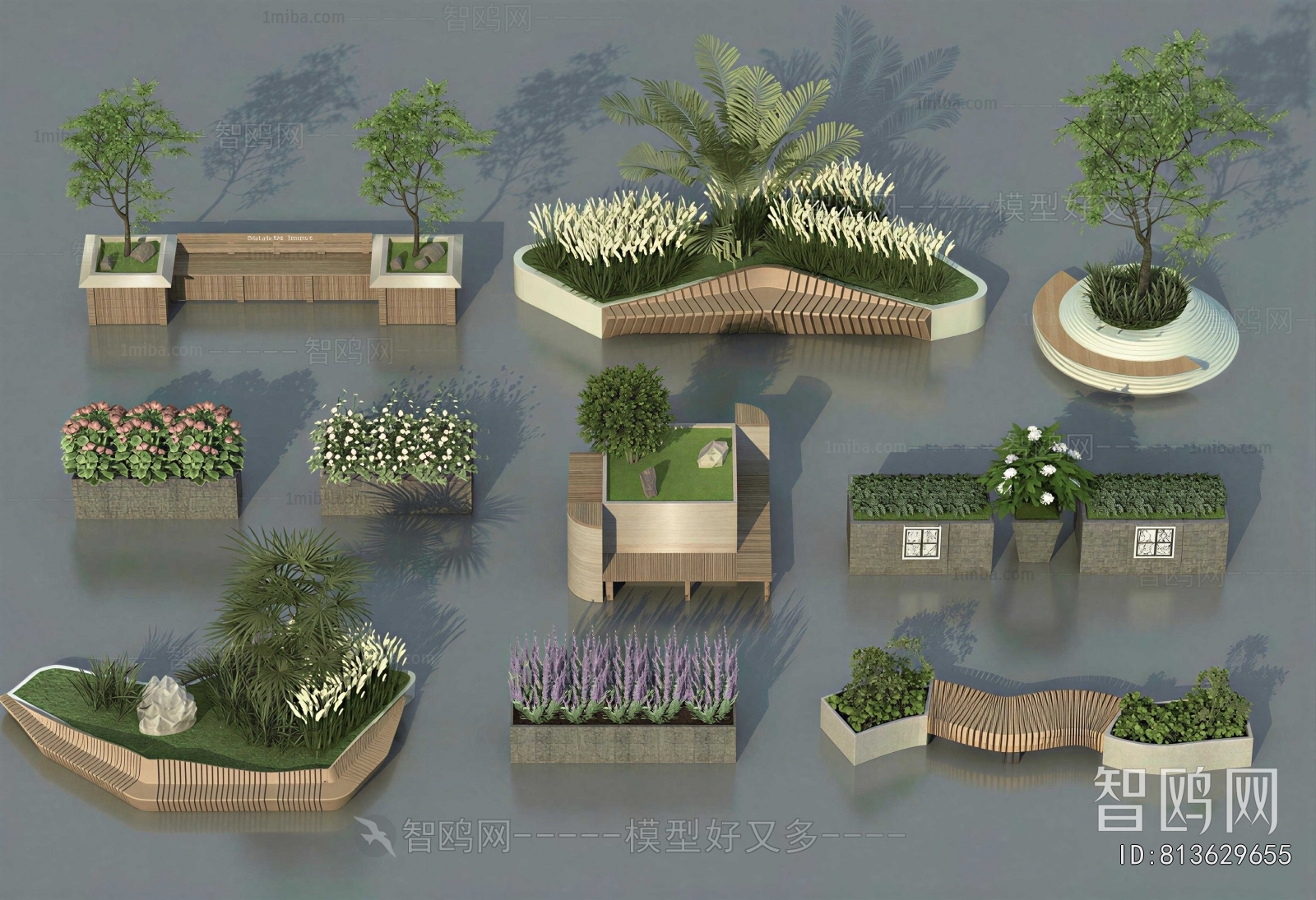 Modern Flower Bed, Flower Bowl, Flower Box